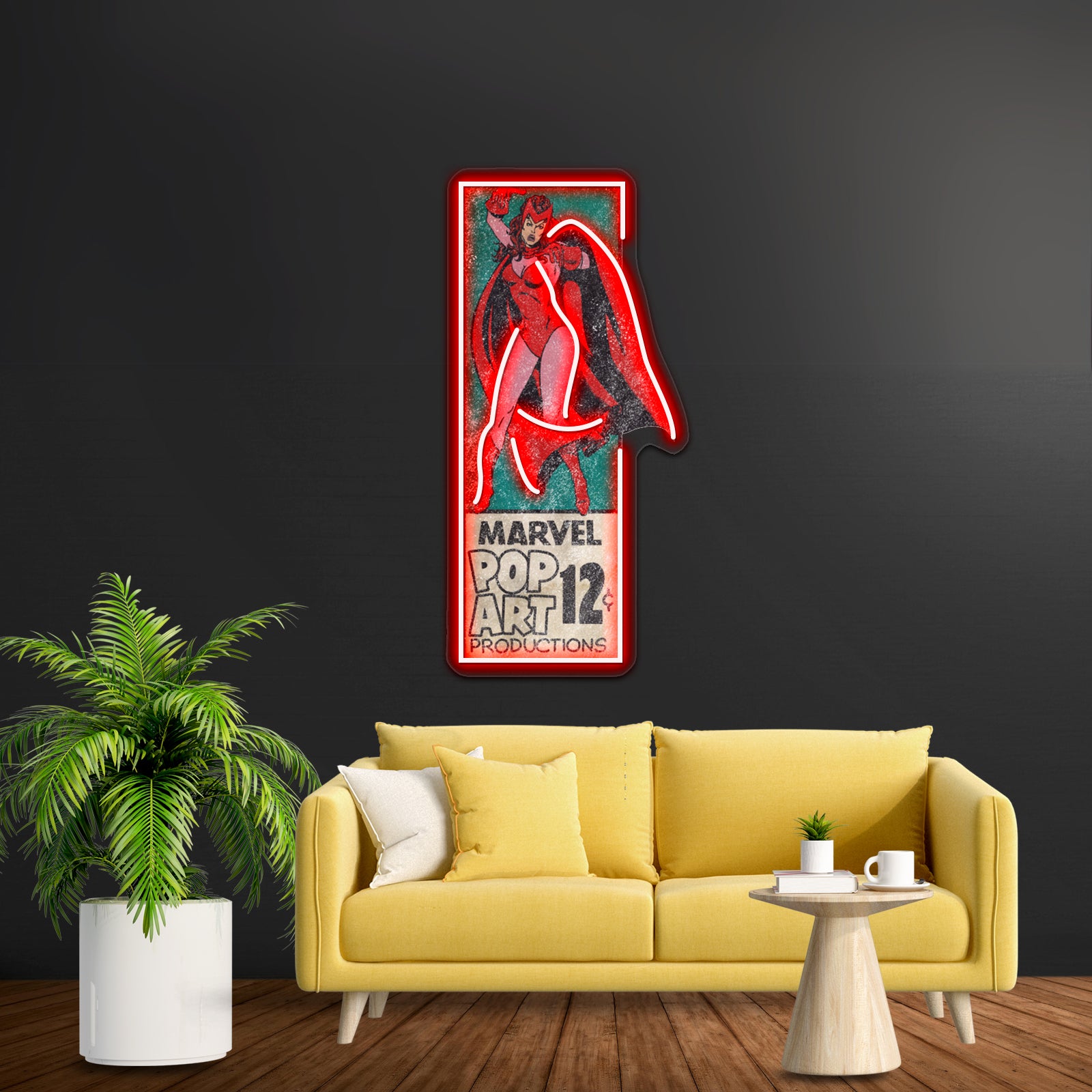 Retro Corner Box Witch Artwork Led Neon Signs | Shineneon