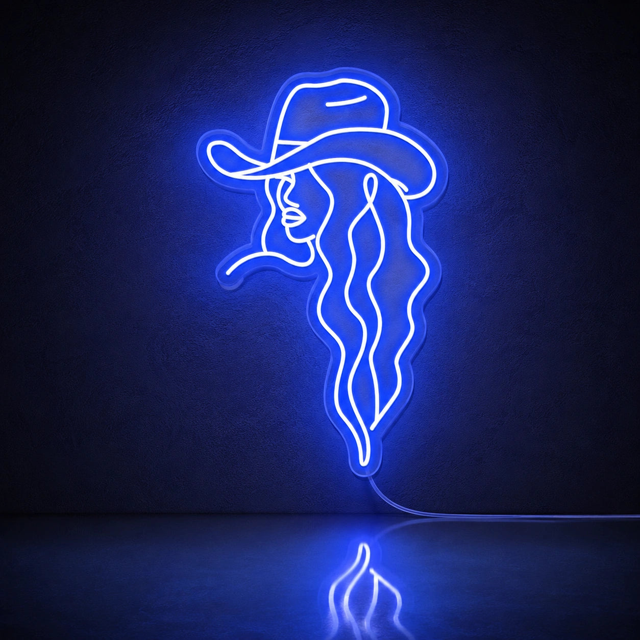 Retro Cowgirl Neon Sign LED Neon Sign high-converting product image