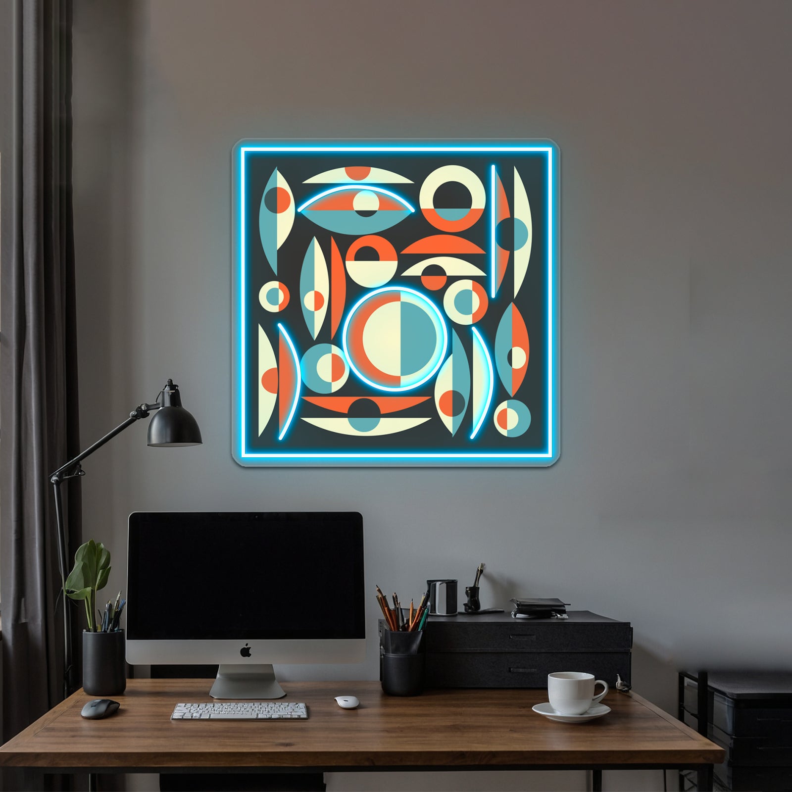 Retro Eames Era Pisces Wall Artwork Neon Signs | Shineneon