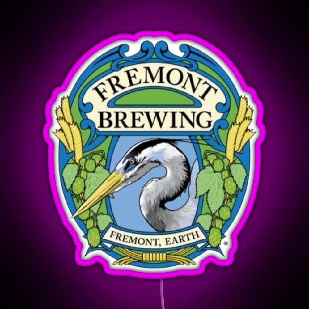 Retro Fremont Brewing Company Beer Rgb Led Neon Sign Pop Wall Art - Shineneon