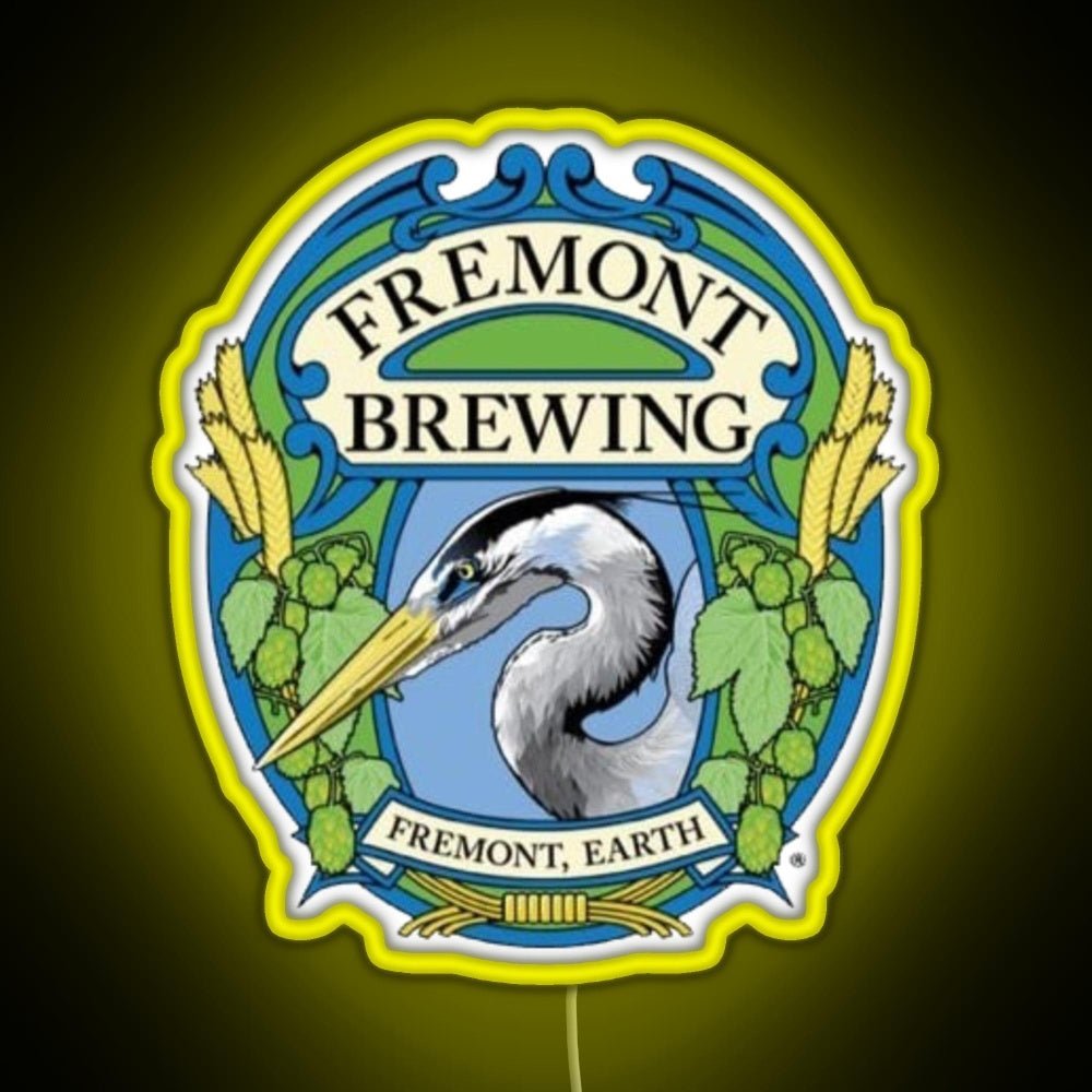 Retro Fremont Brewing Company Beer Rgb Led Neon Sign Pop Wall Art - Shineneon