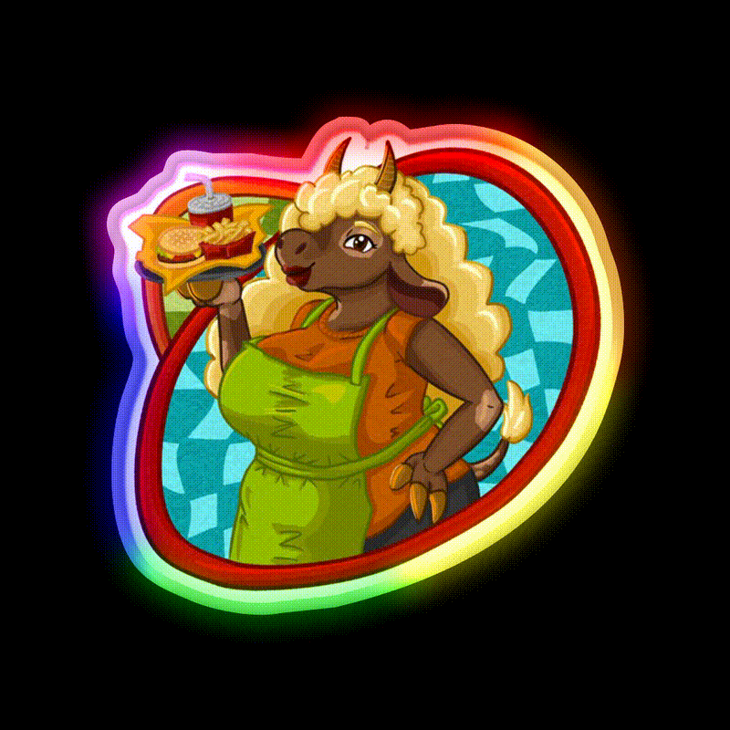 Retro Greasy Spoon Diner Fast Food Led Neon Sign For Burger Place Rgb Color