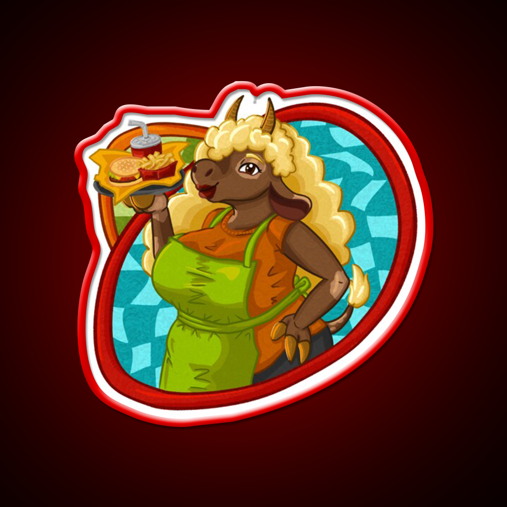 Retro Greasy Spoon Diner Fast Food Led Neon Sign For Burger Place Rgb Color