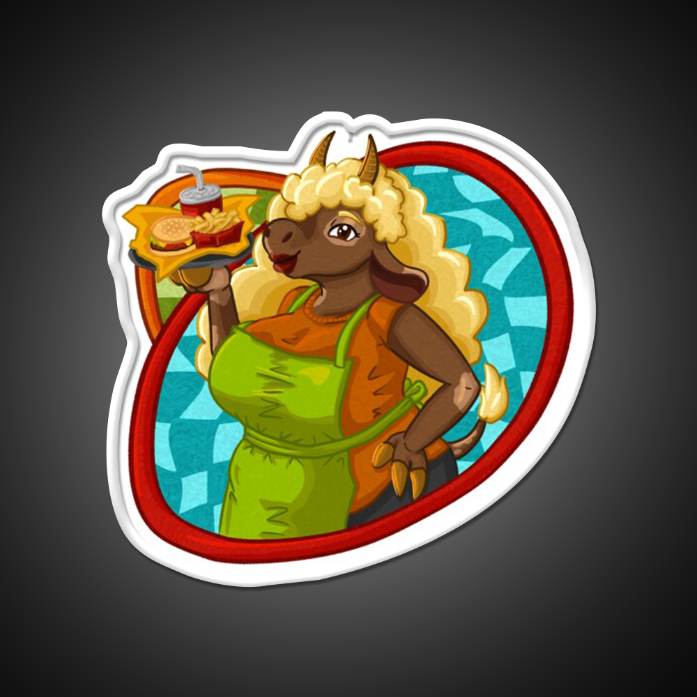 Retro Greasy Spoon Diner Fast Food Led Neon Sign For Burger Place Rgb Color