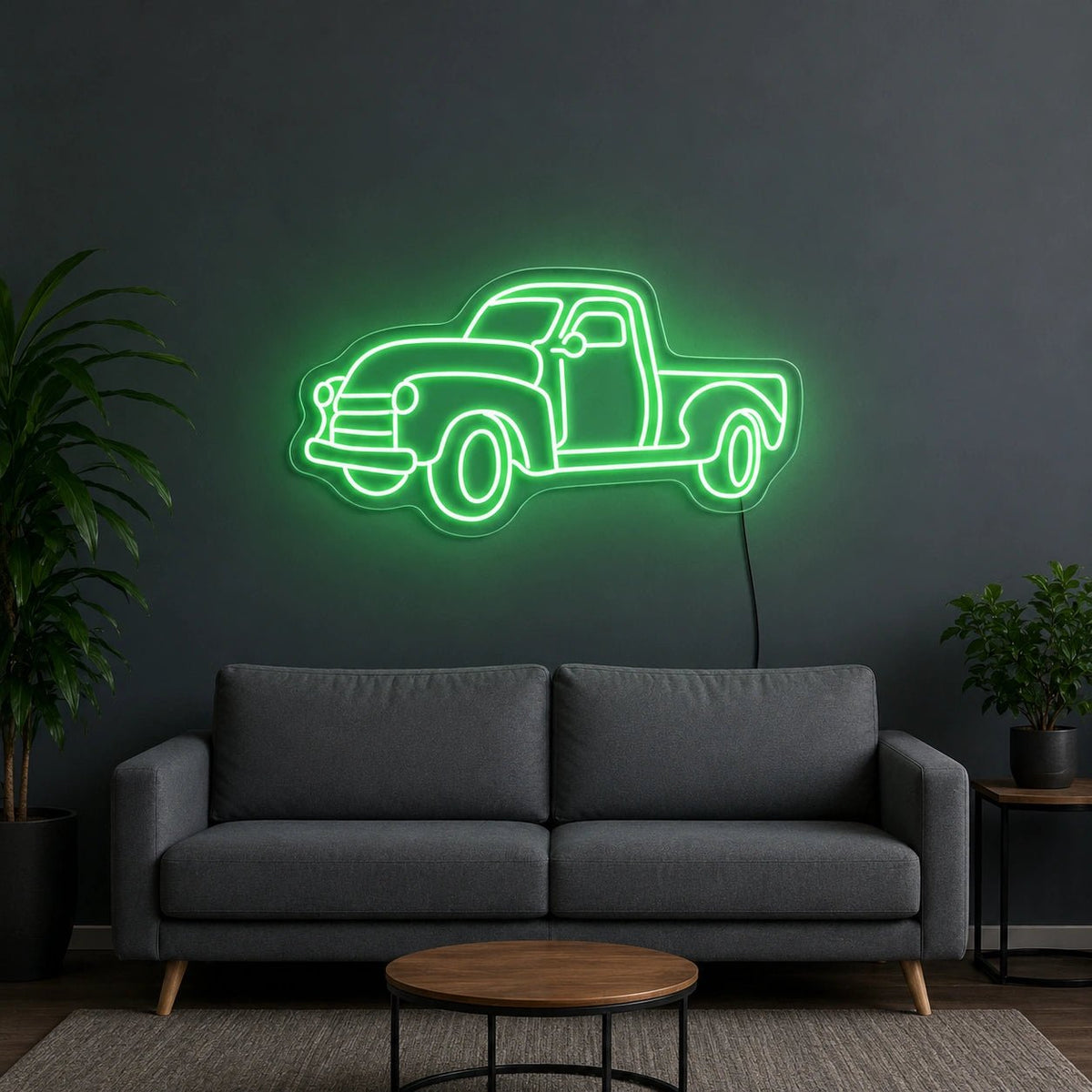 Retro Pickup Truck LED Neon Sign - Shineneon