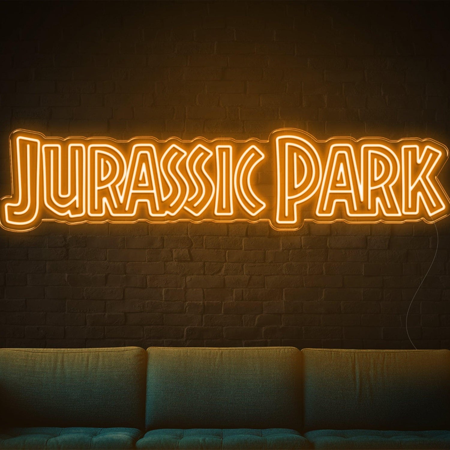 Retro Pink Jurassic Park Led Neon Sign For Movie-Themed Room Decor | Shineneon