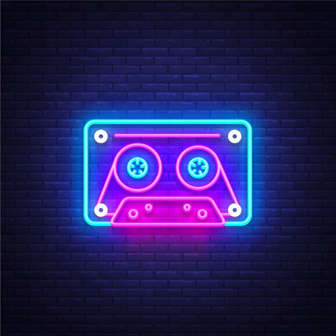 Retro Recorder Tape Led Sign Business Neon Sign - Shineneon