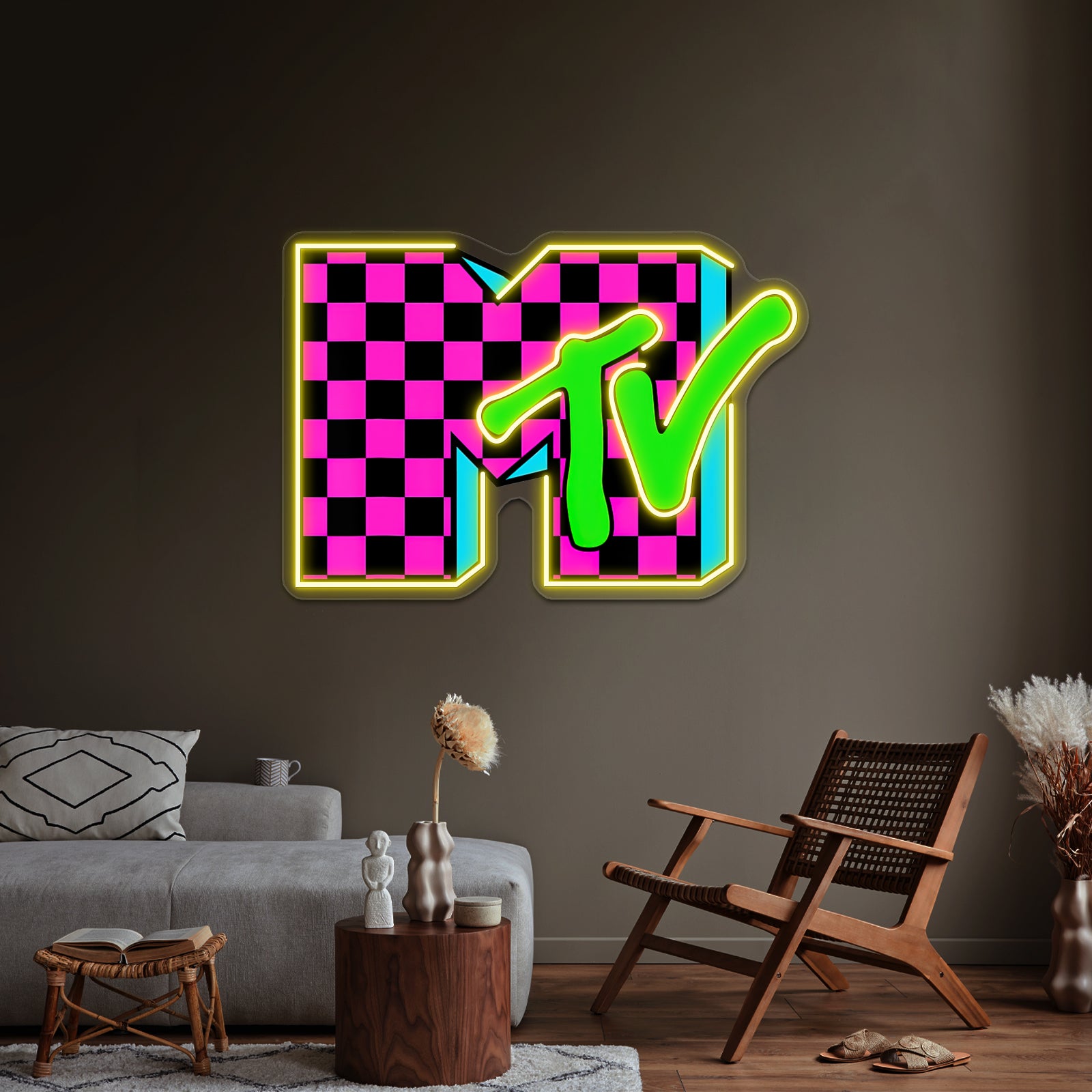 Retro Shape Design Logo Graphic Essential Wall Artwork Neon Signs | Shineneon