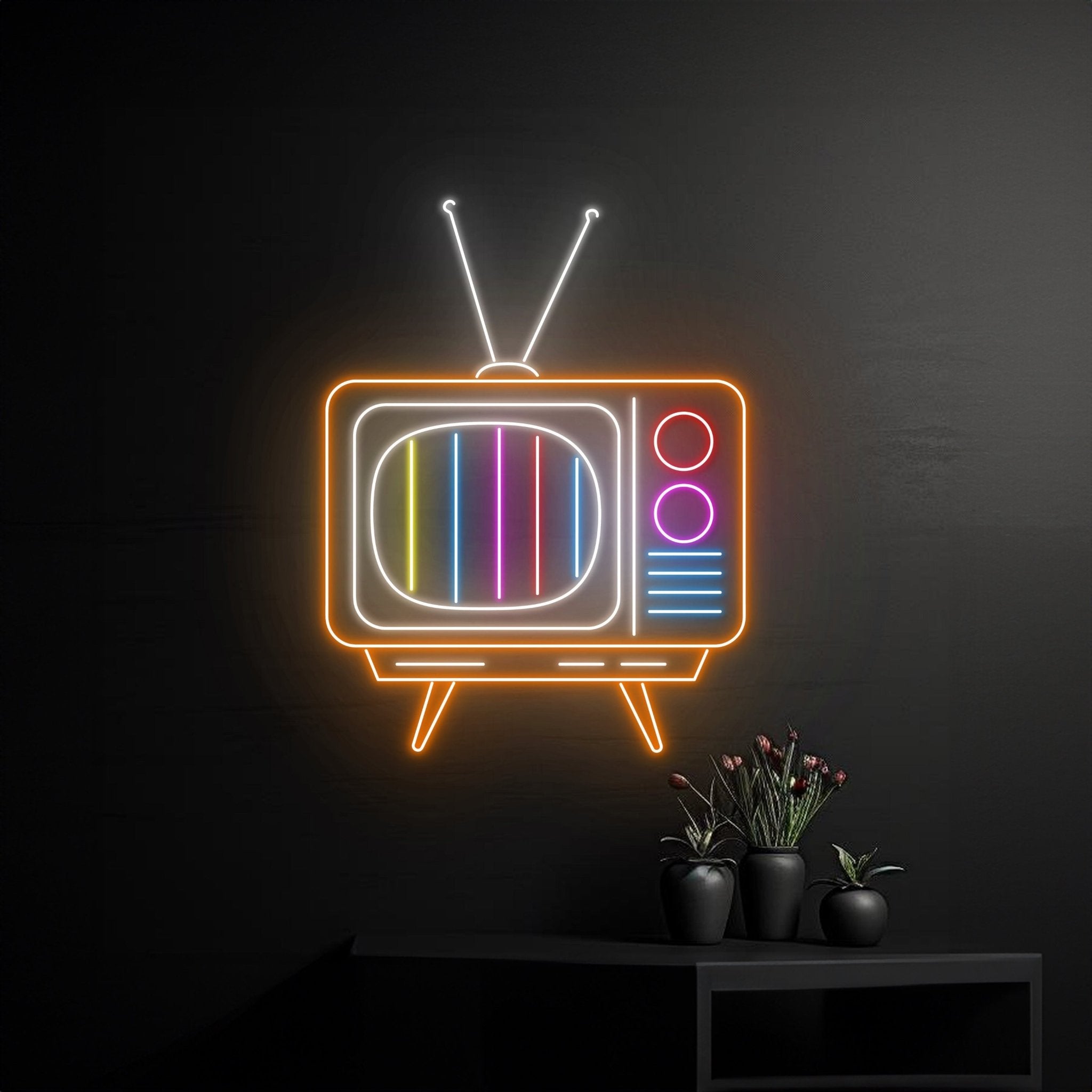 Retro Tv Led Led Neon Sign - Shineneon