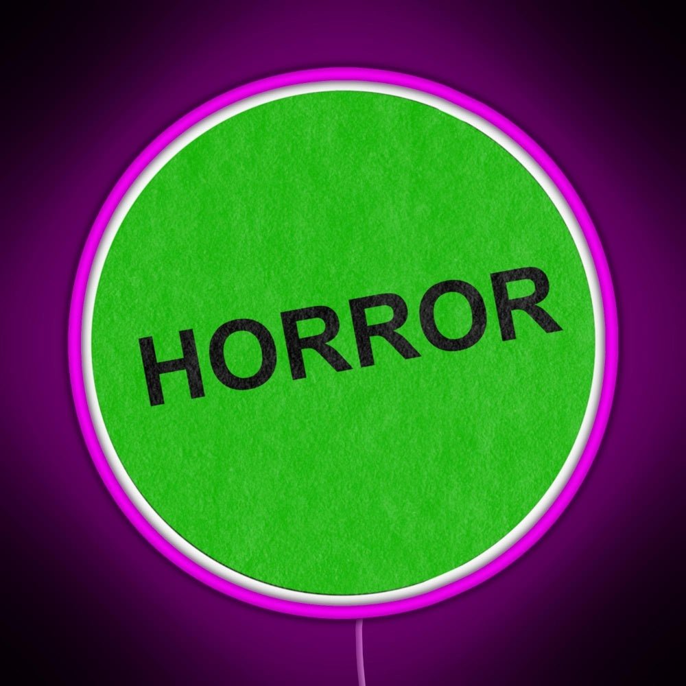 Retro Vhs Horror Rgb Led Neon Sign Pop Wall Art - Shineneon