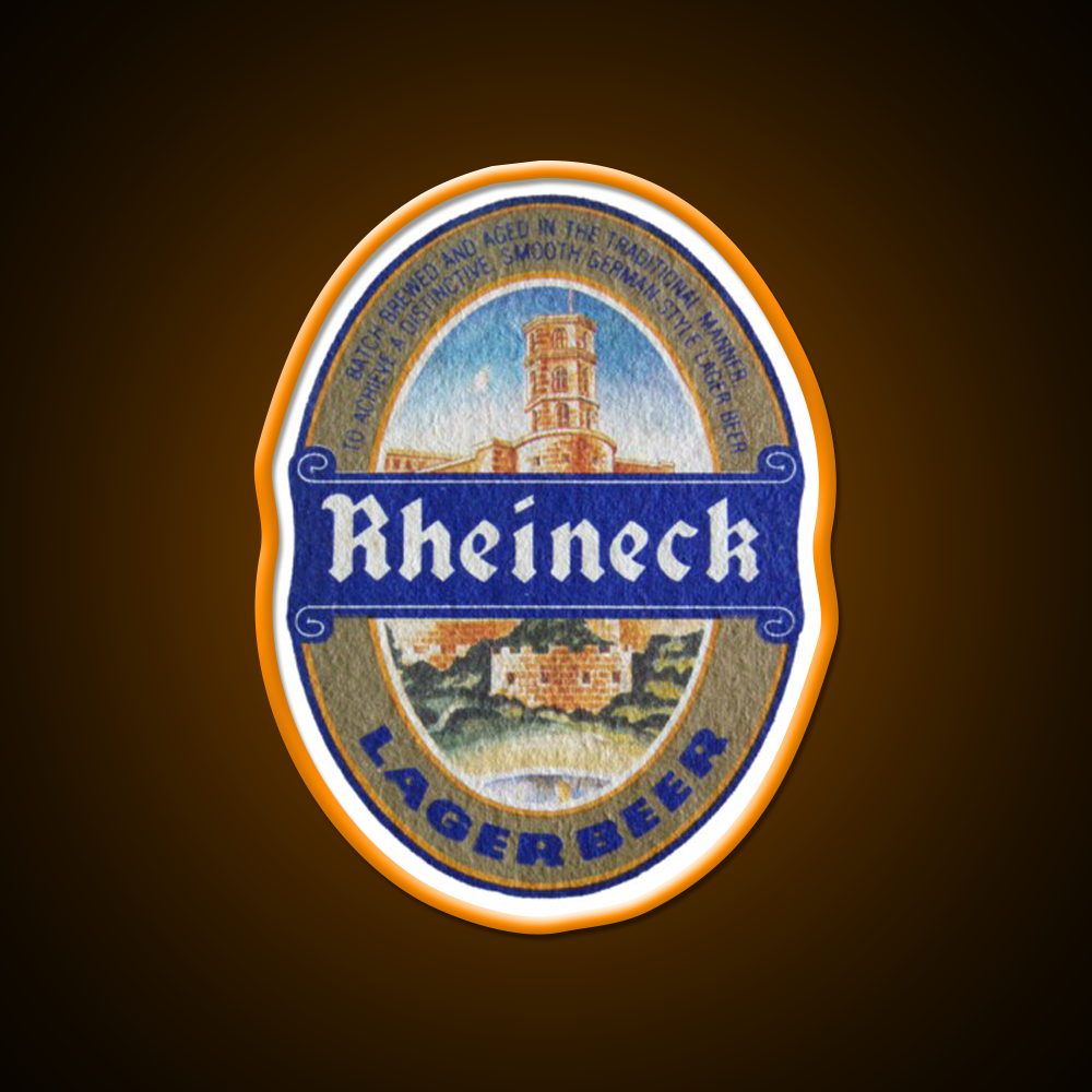 Rheineck Lager Coaster Beer Bar Decor Led Neon Sign Rgb Color - LED neon sign view 6