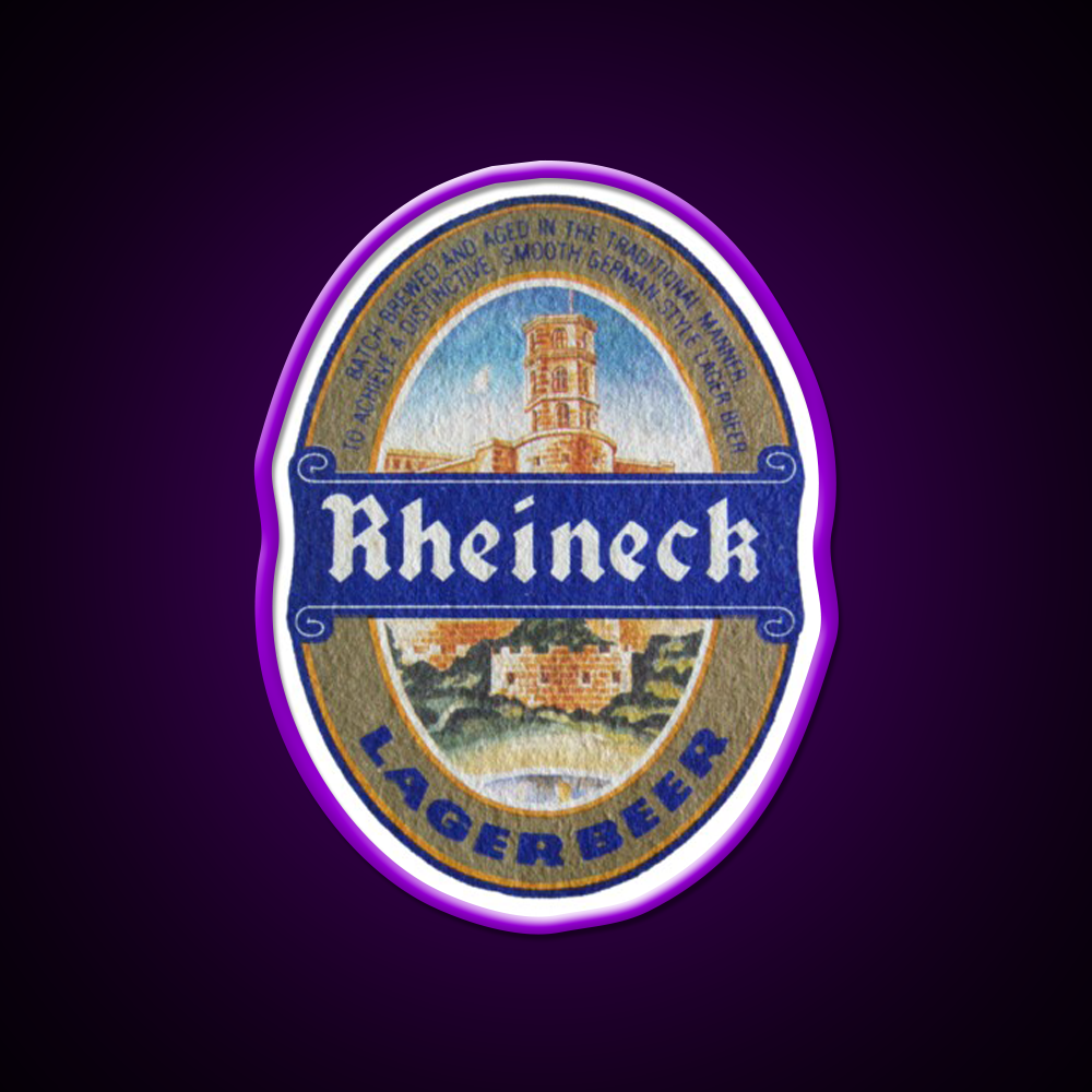 Rheineck Lager Coaster Beer Bar Decor Led Neon Sign Rgb Color - LED neon sign view 9