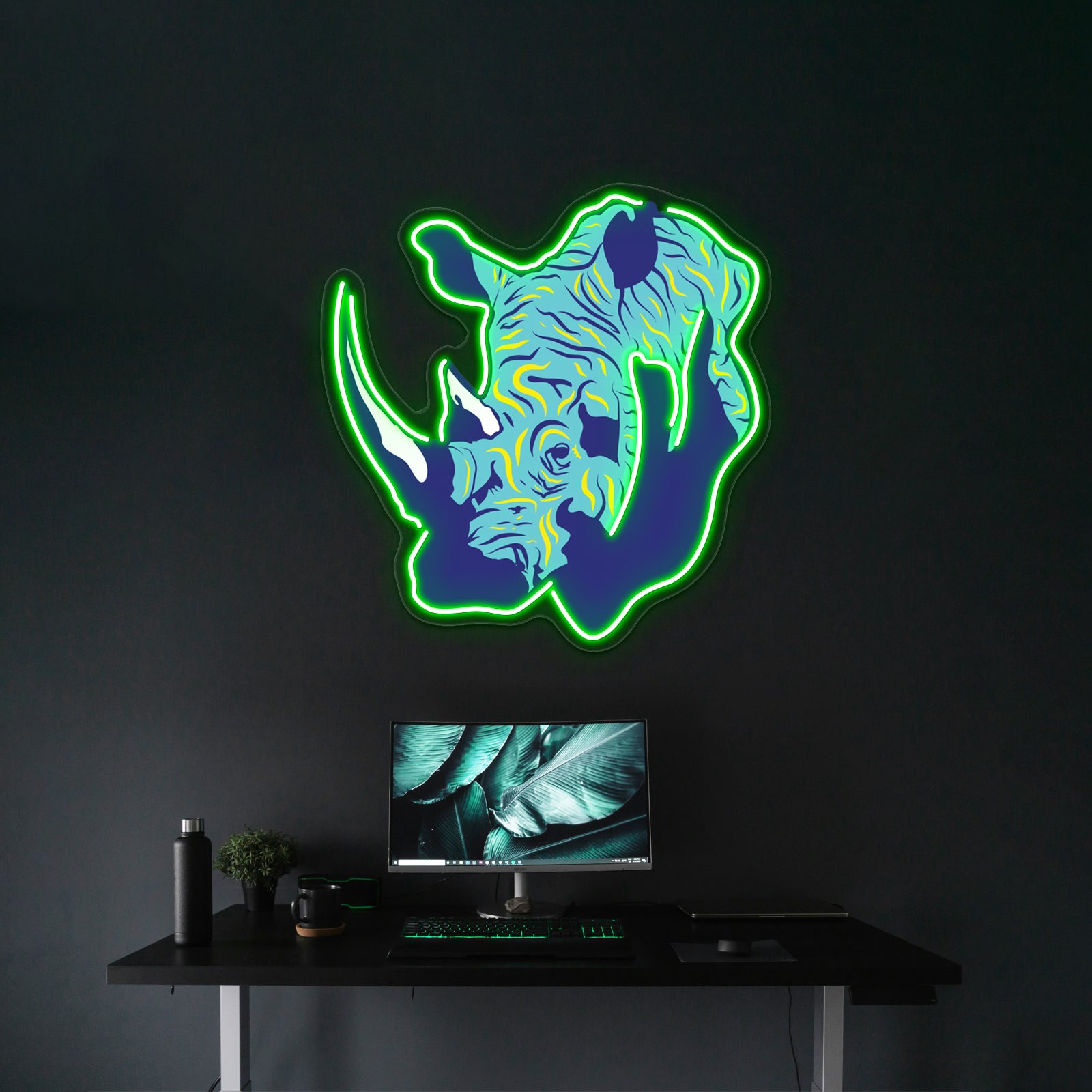 Rhino Wall Artwork Neon Signs Wall Artwork Neon Signs | Shineneon