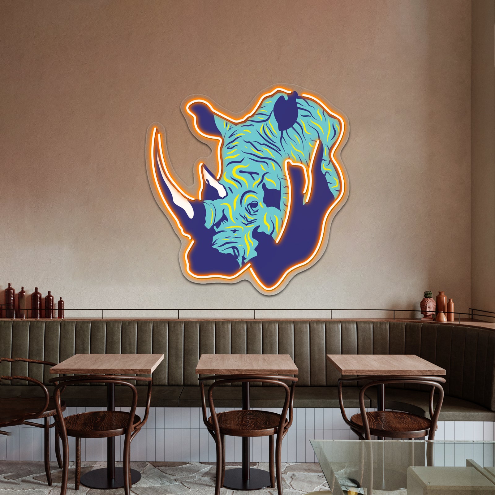 Rhino Wall Artwork Neon Signs Wall Artwork Neon Signs | Shineneon