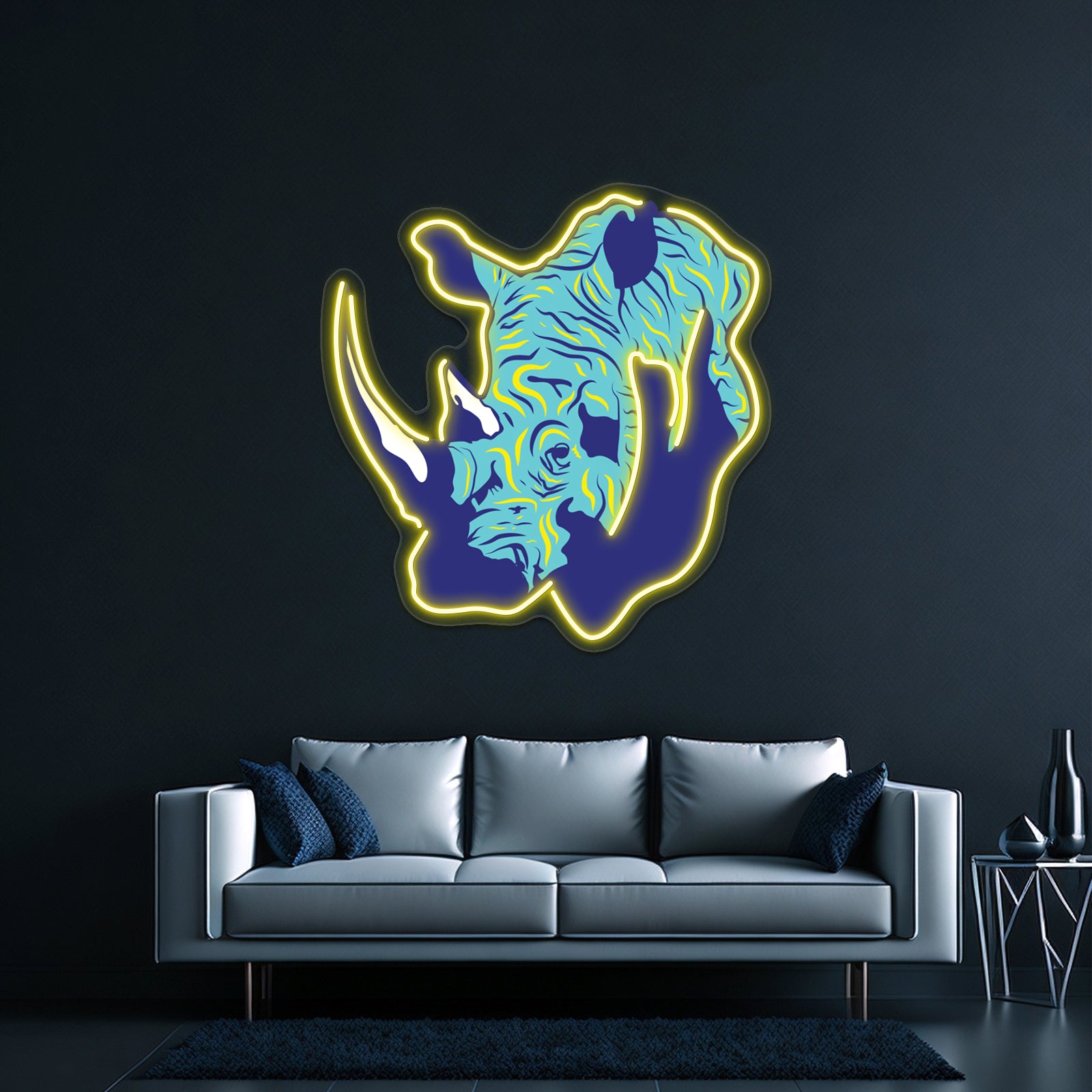 Rhino Wall Artwork Neon Signs Wall Artwork Neon Signs | Shineneon