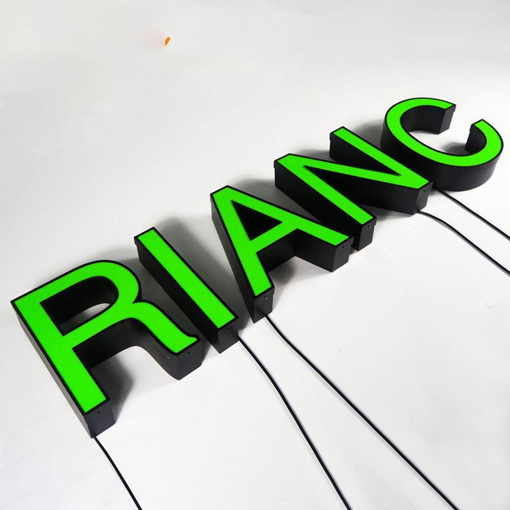 Rianc 3D Frontlit Letters Metal Led Sign
