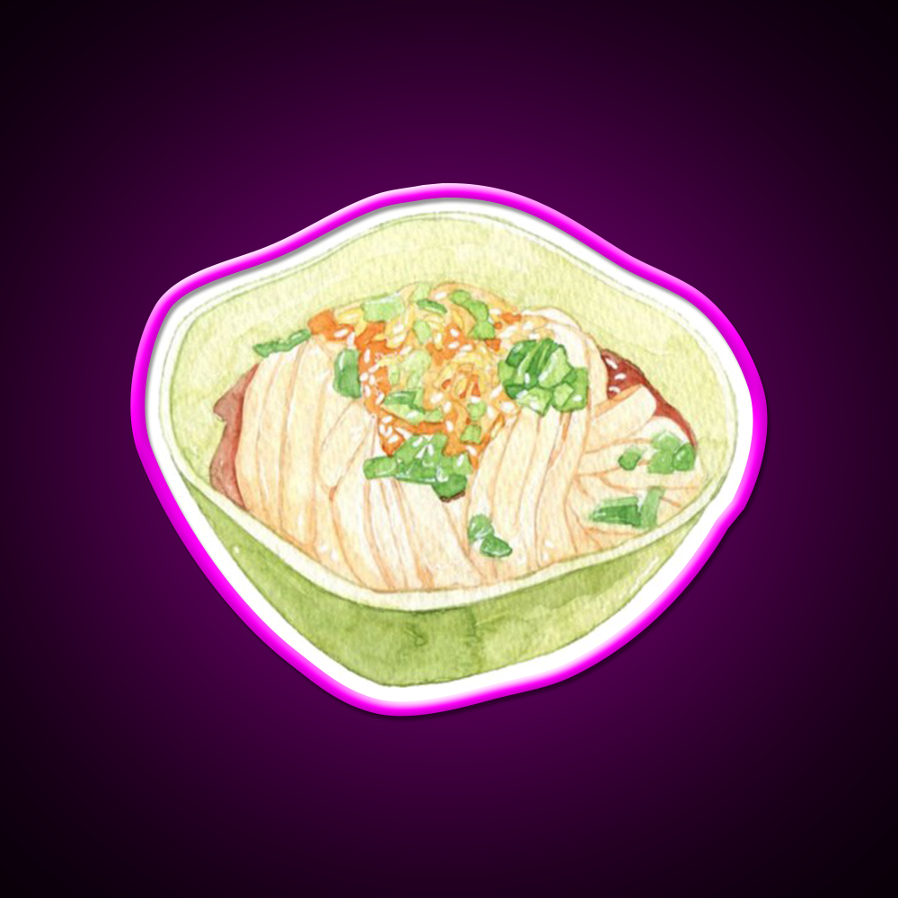 Rice Noodles Led Neon Sign Chinese Food Rgb Color