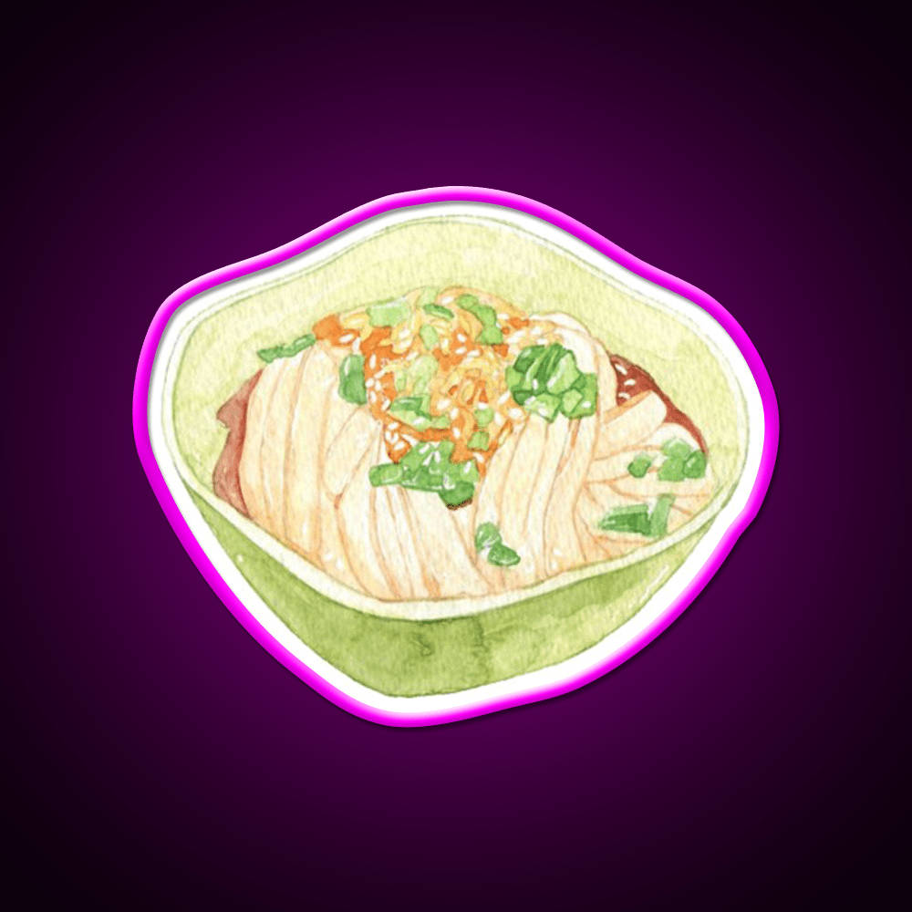 Rice Noodles Led Neon Sign Chinese Food Rgb Color - Shineneon