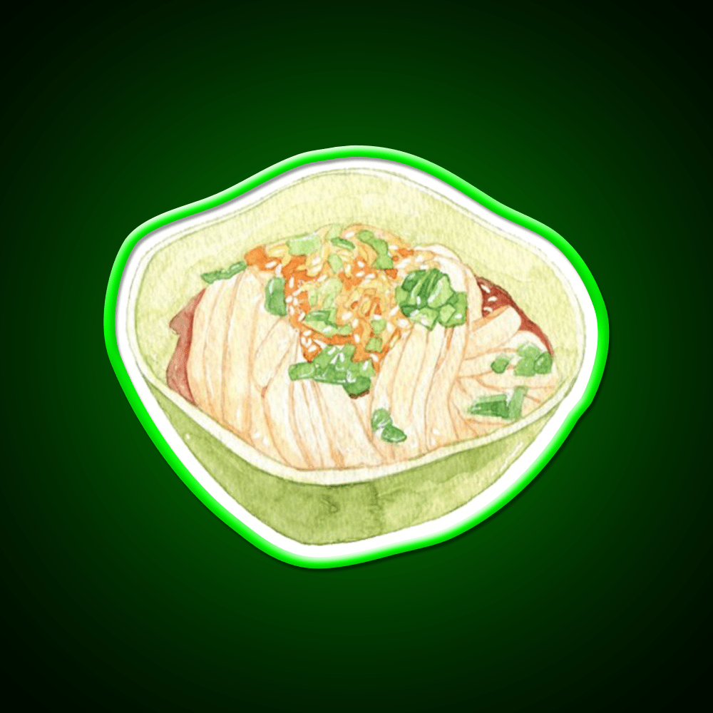 Rice Noodles Led Neon Sign Chinese Food Rgb Color - Shineneon