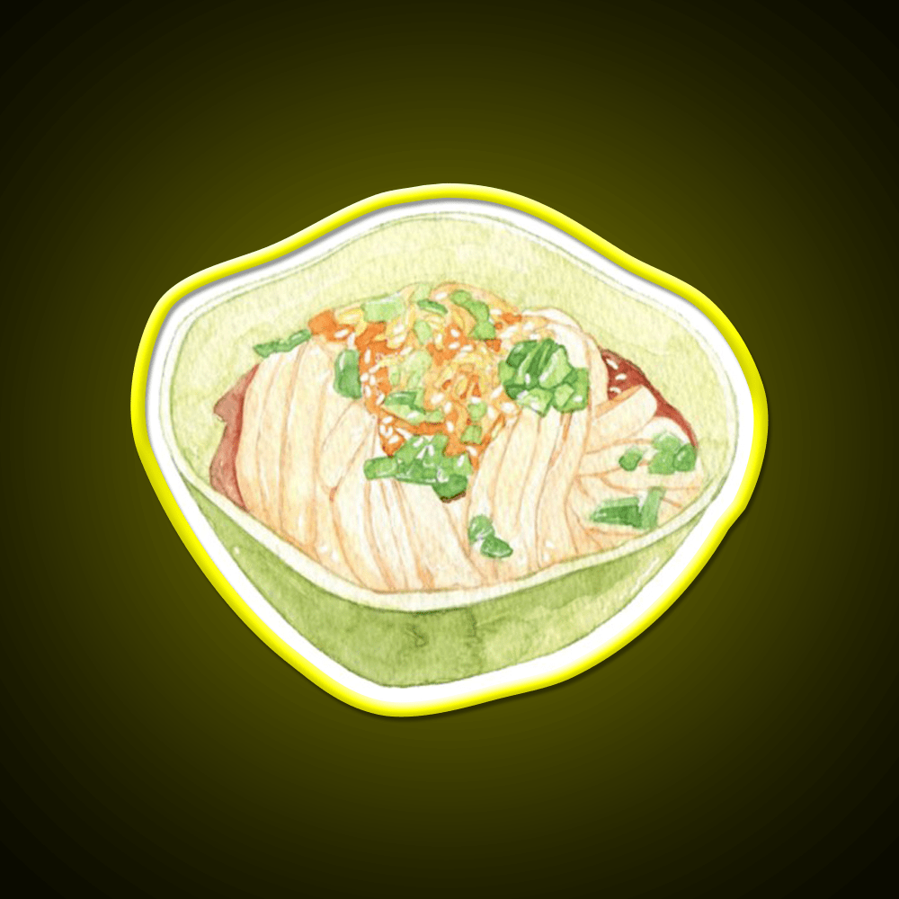 Rice Noodles Led Neon Sign Chinese Food Rgb Color - Shineneon
