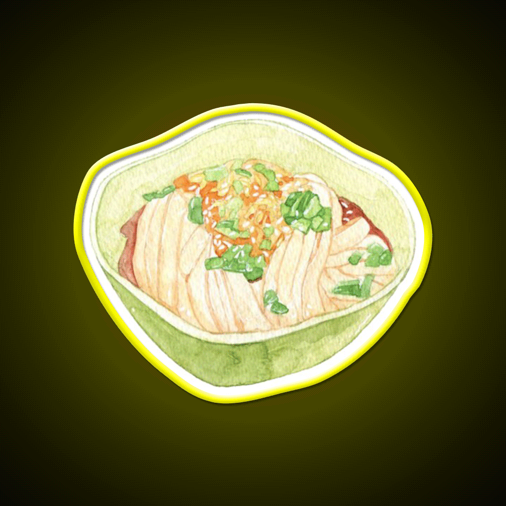 Rice Noodles Led Neon Sign Chinese Food Rgb Color