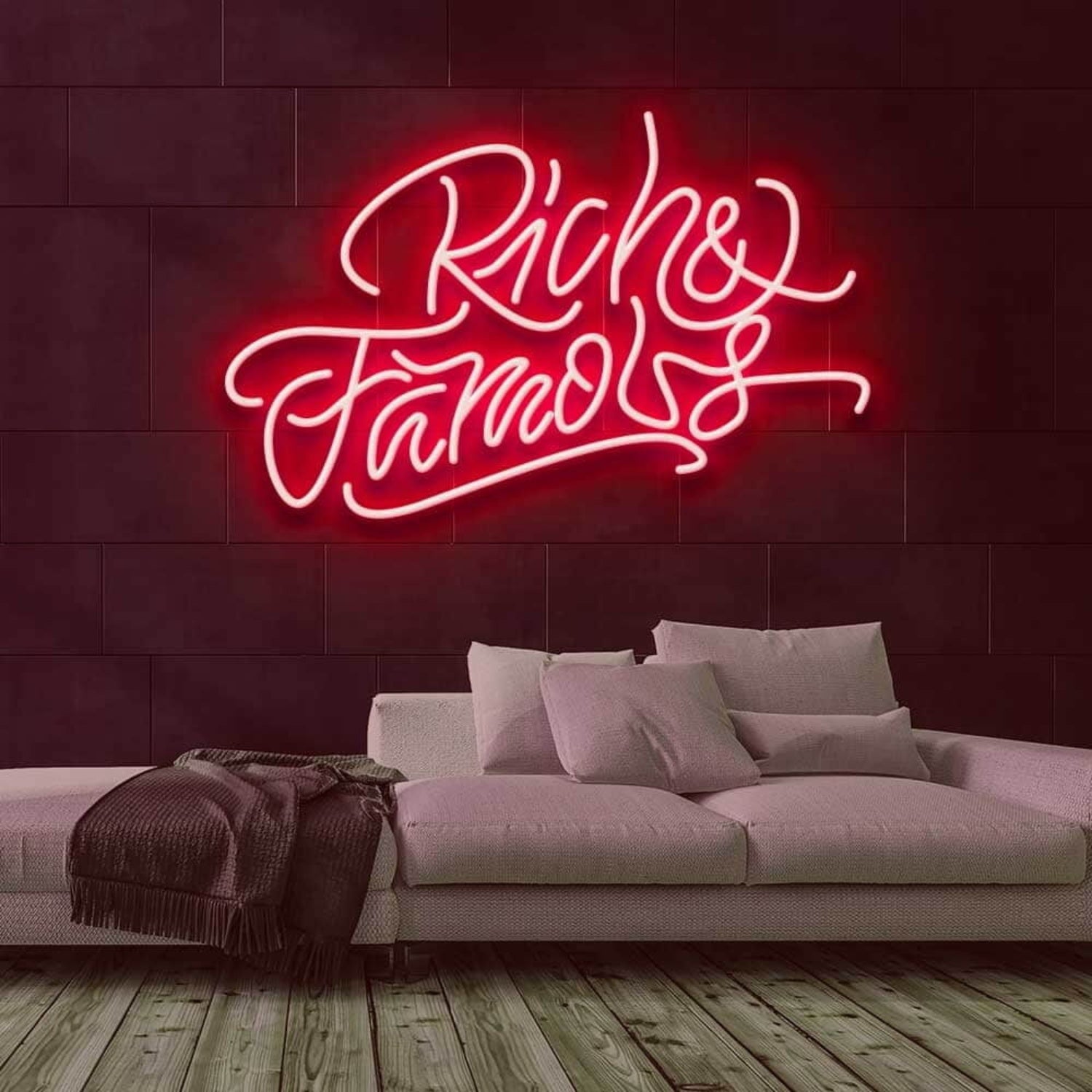 Rich And Famous Led Neon Sign | Shineneon