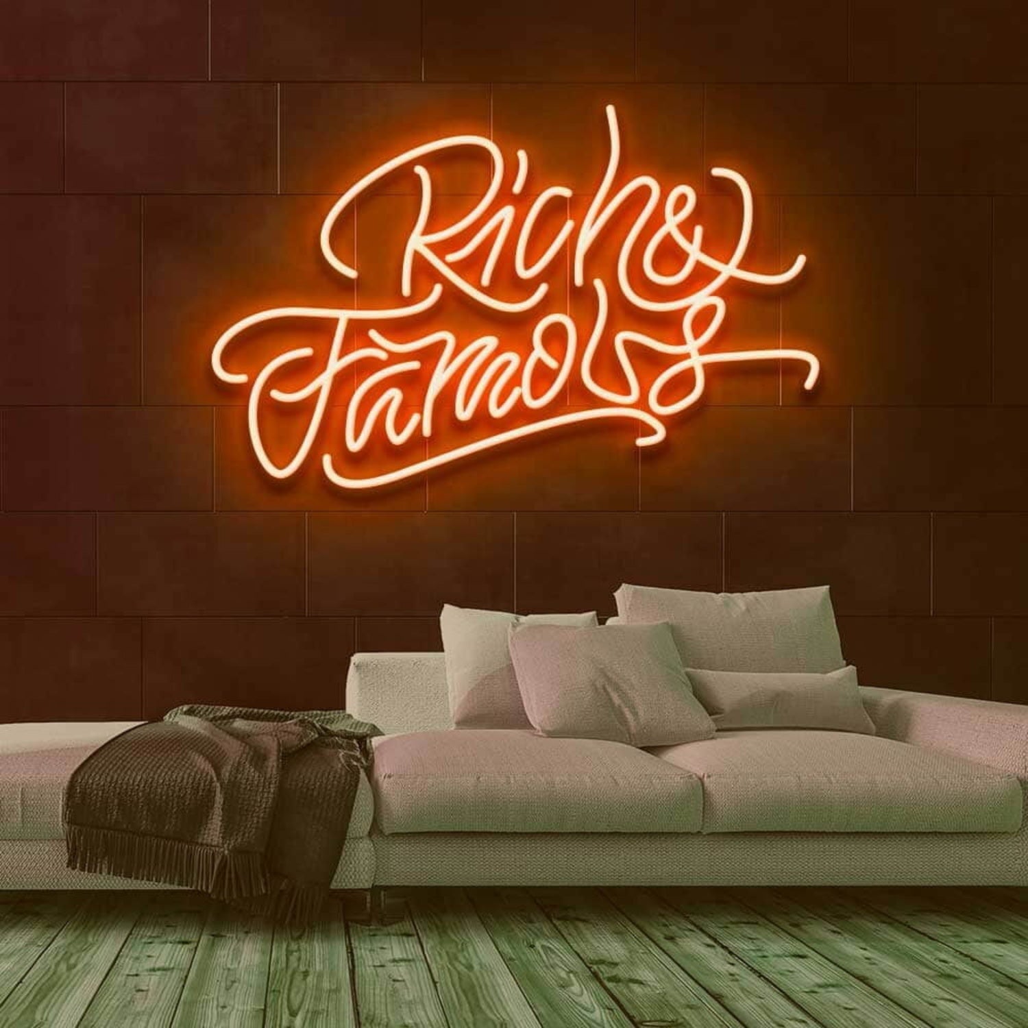 Rich And Famous Led Neon Sign | Shineneon