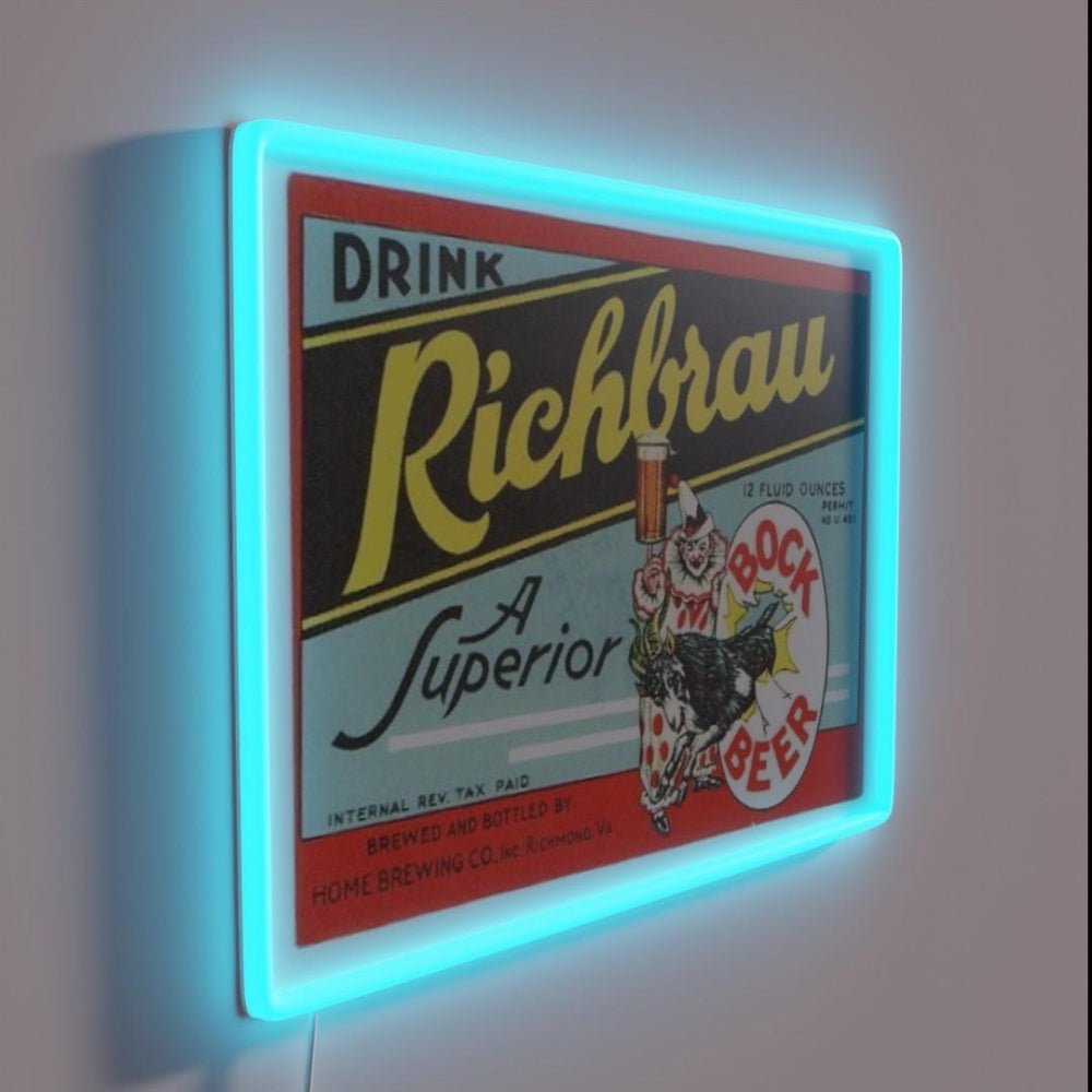 Richbrau Bock Beer Rgb Led Neon Sign - Shineneon