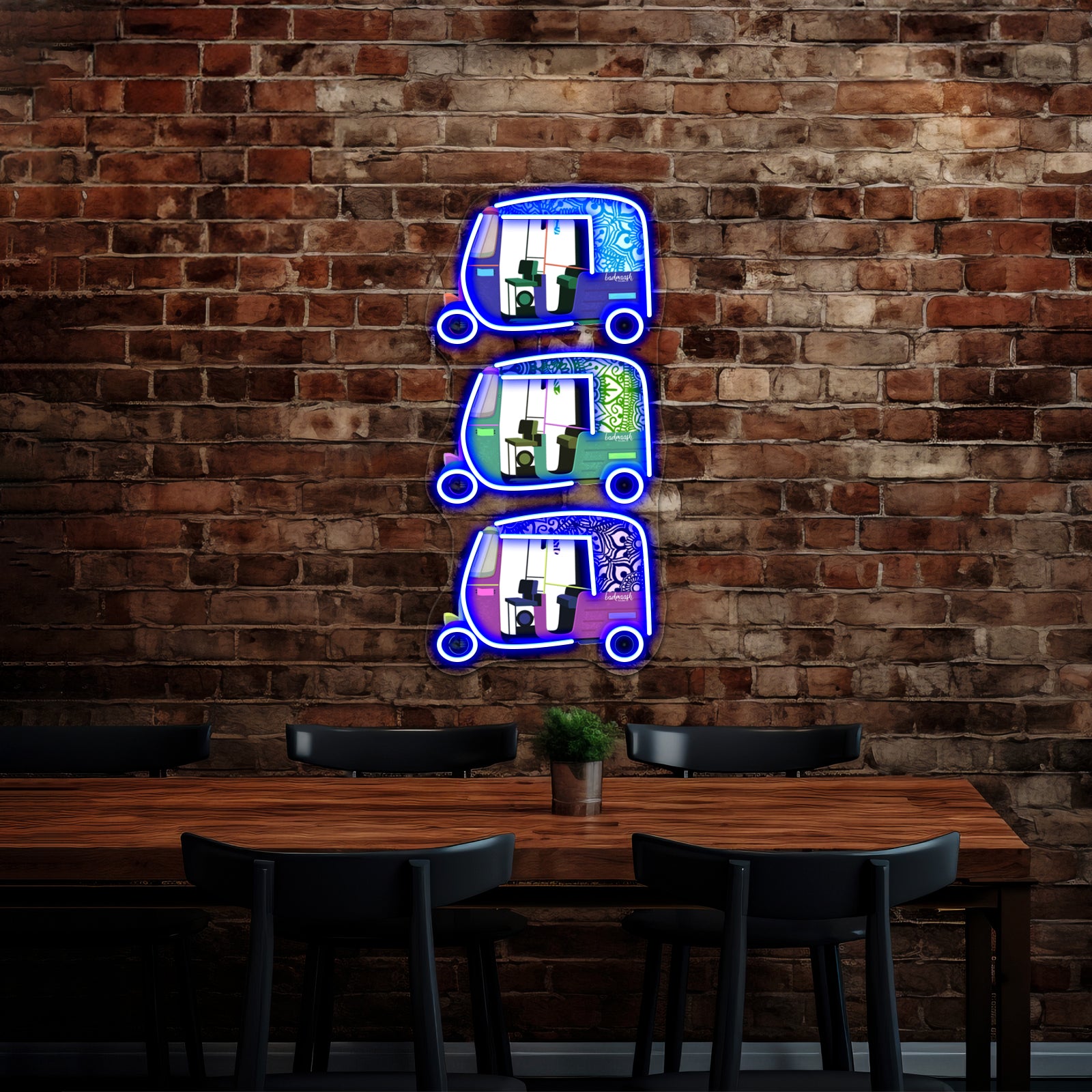 Rickshaw X Suhenna Creations Artwork Led Neon Signs | Shineneon