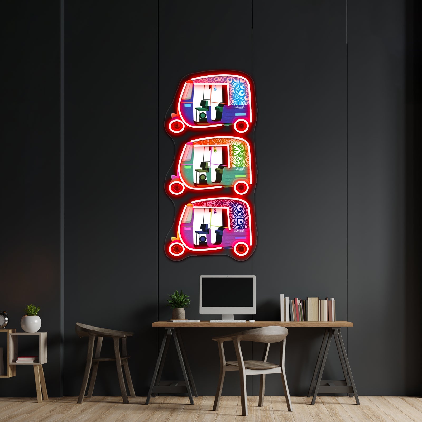 Rickshaw X Suhenna Creations Artwork Led Neon Signs | Shineneon