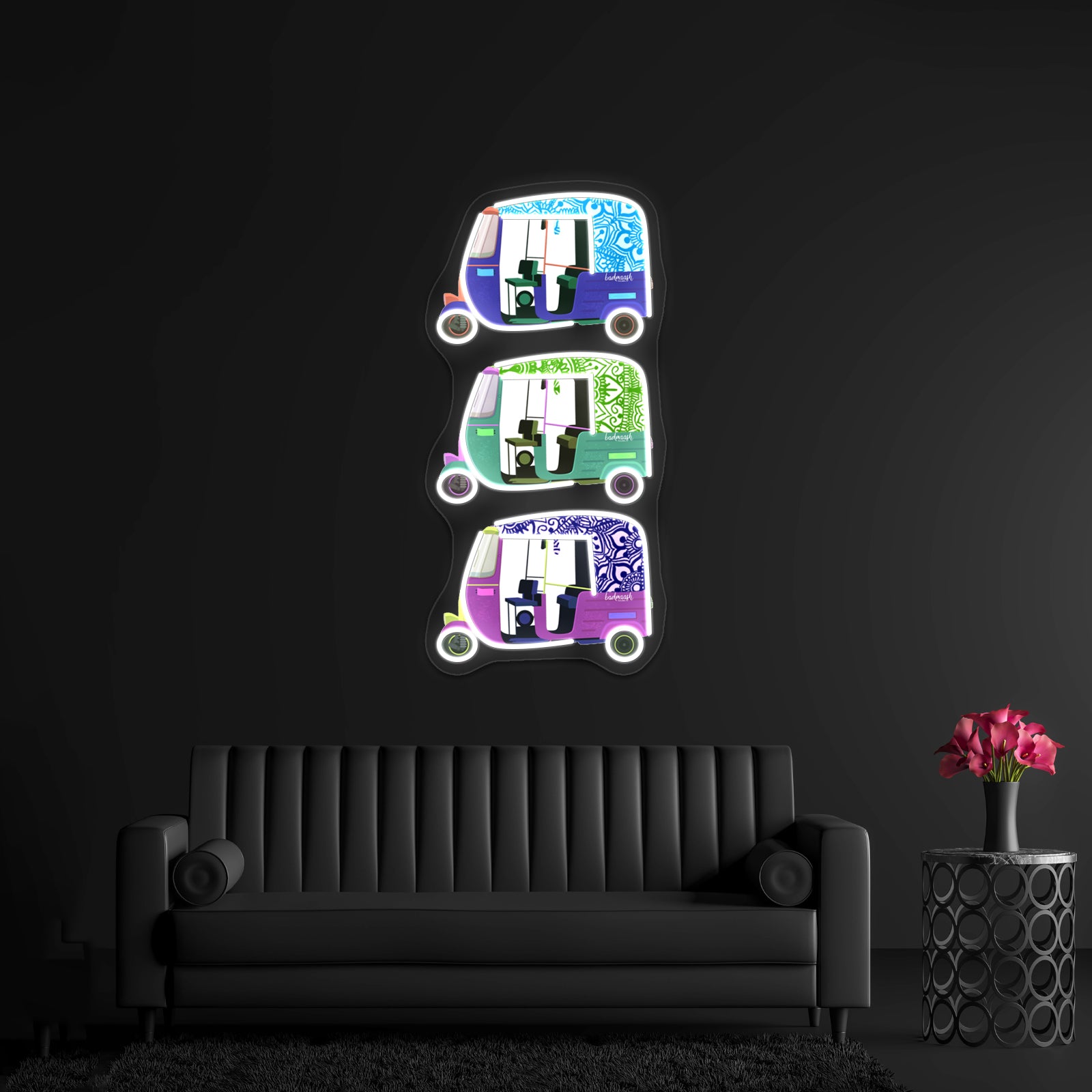 Rickshaw X Suhenna Creations Artwork Led Neon Signs | Shineneon