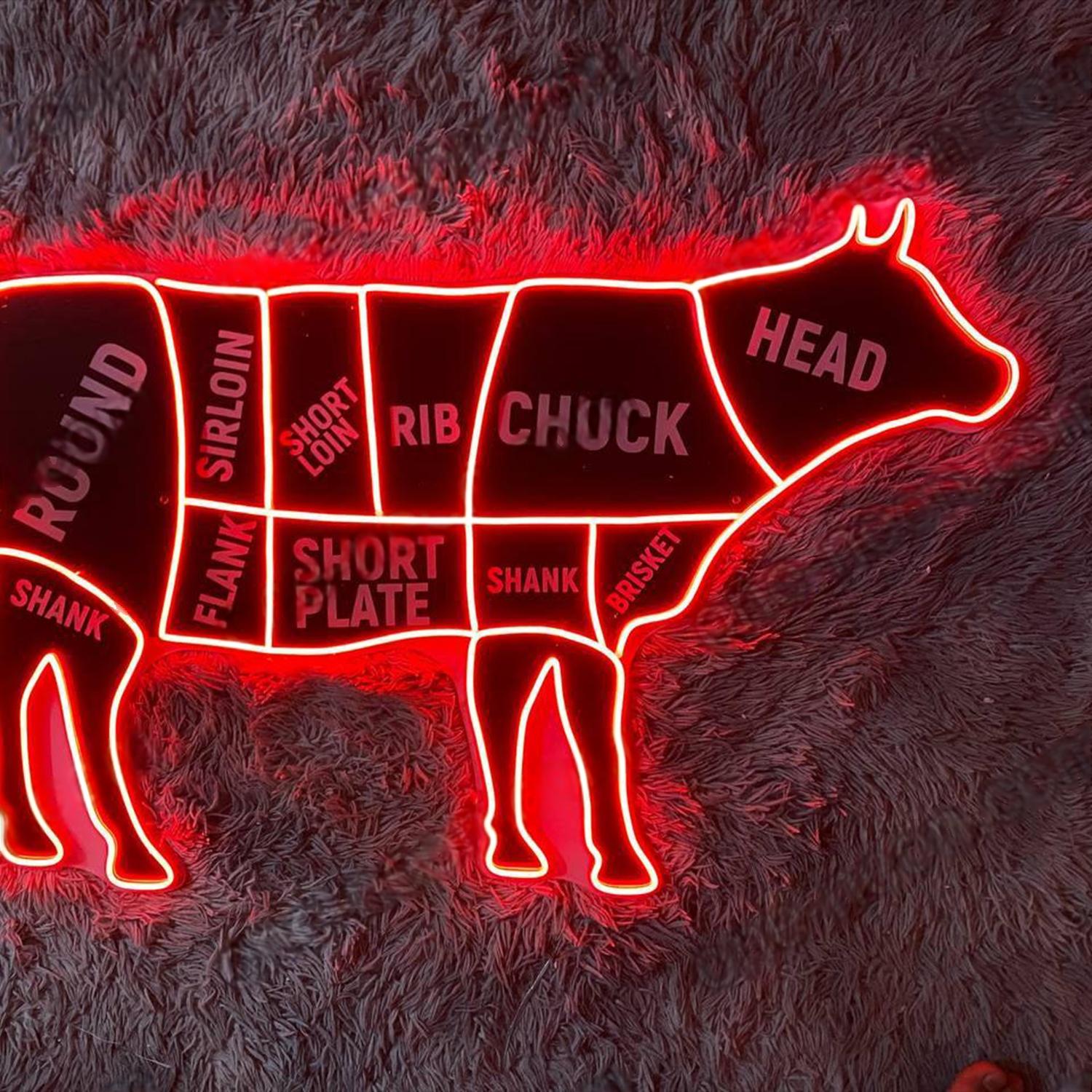 Riding Cowboy Blue Red Yellow Led Neon Sign For Western Themed Decor | Shineneon