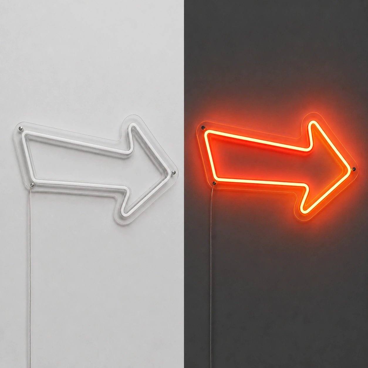 Right Arrow Vintage LED Neon Sign - Shineneon