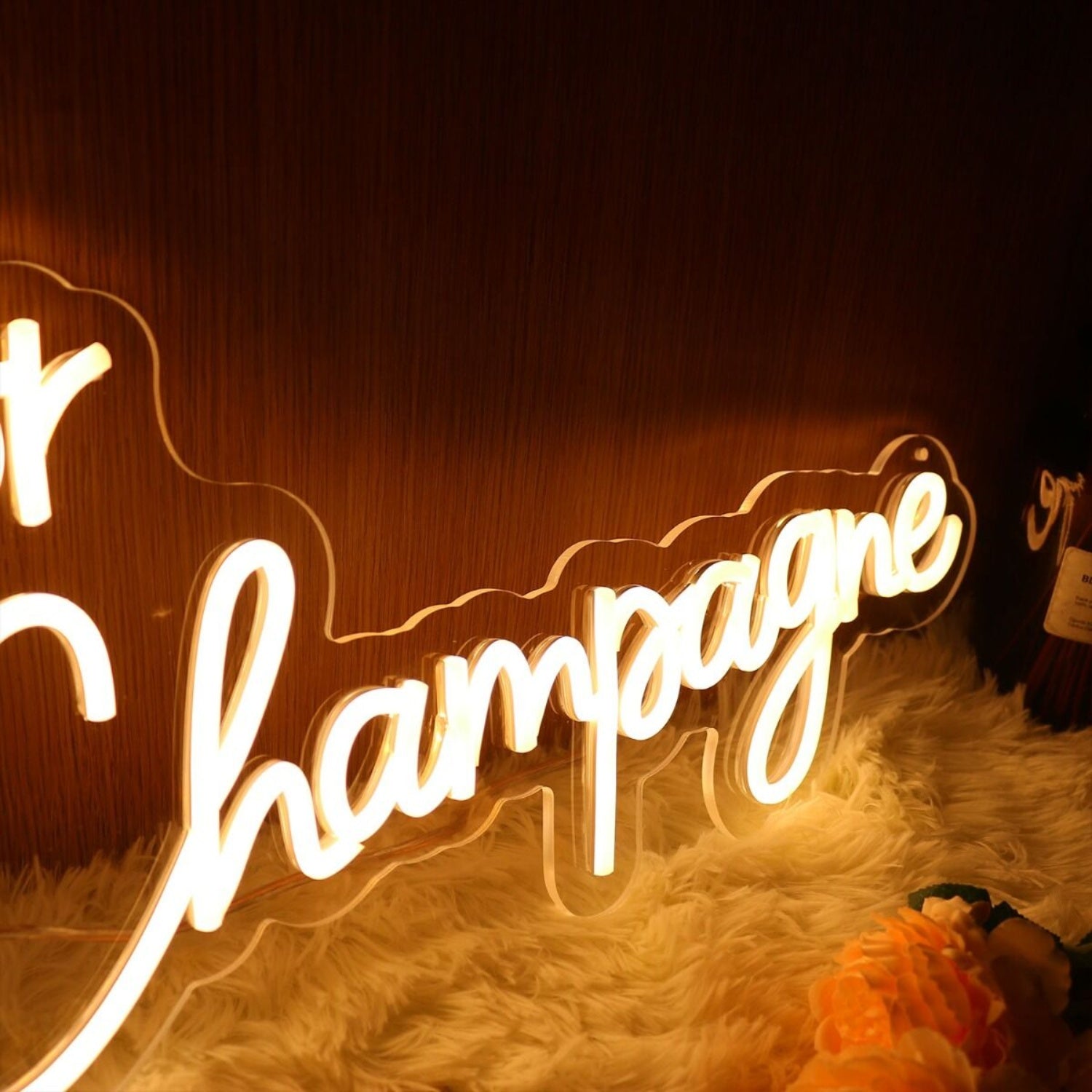 Ring Bell Fchampagne Yellow Led Neon Sign | Shineneon