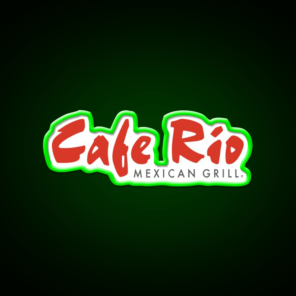 Rio Cafe Fast Food Led Neon Sign For Burger Place Rgb Color - Shineneon