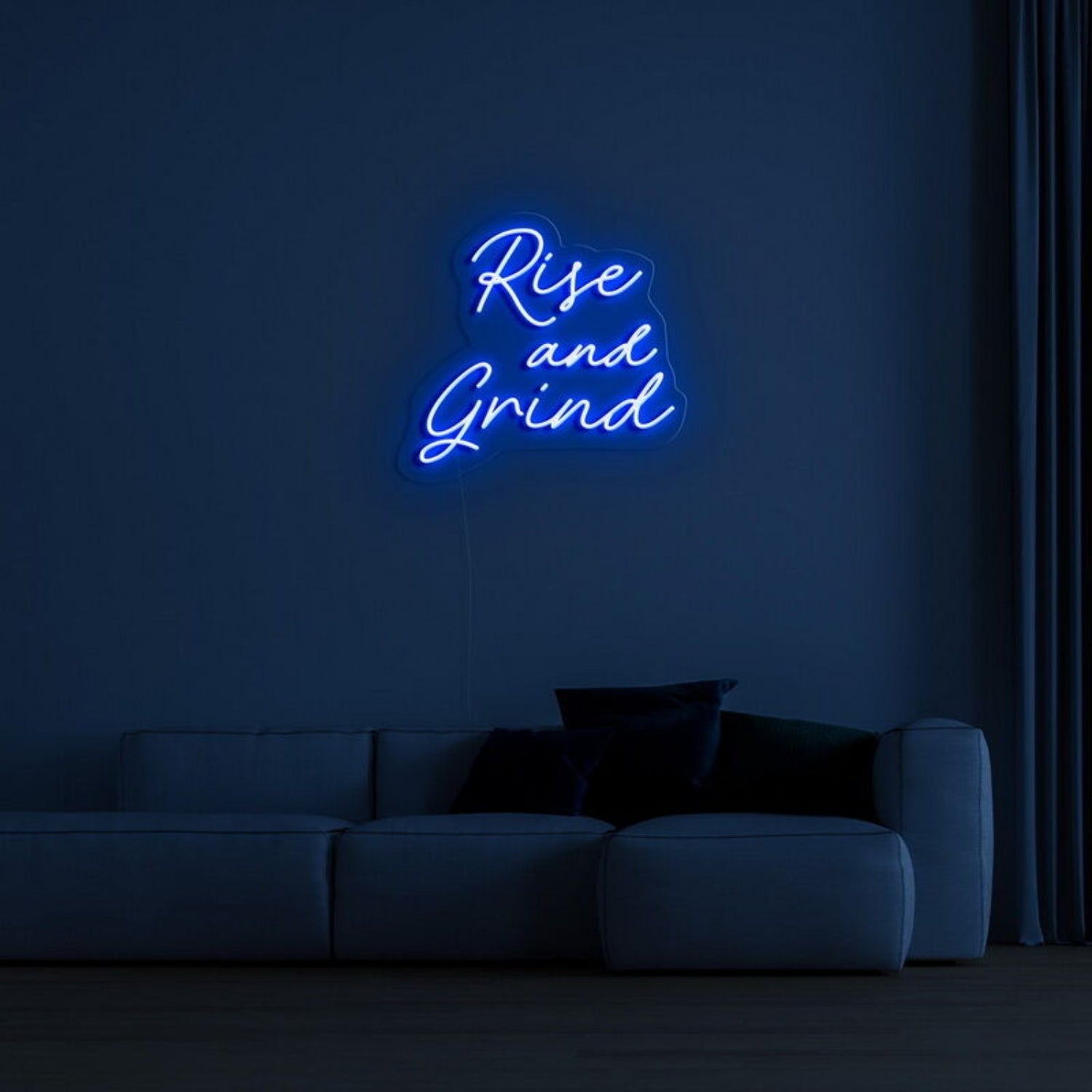 Rise And Grind Led Neon Sign For Motivational Spaces - Shineneon