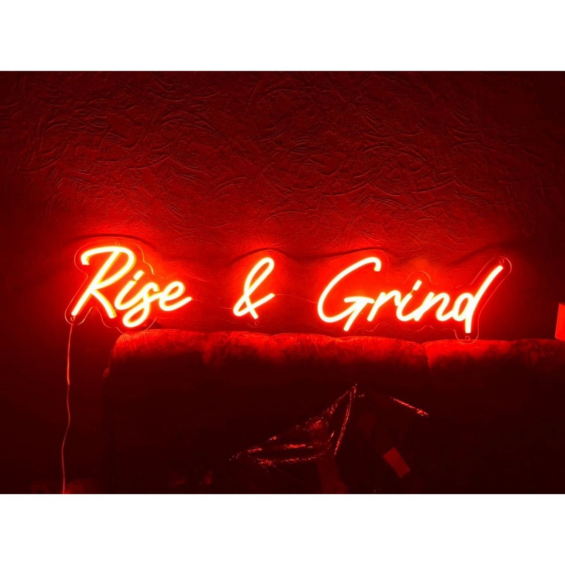 Rise And Grind Led Sign Business Neon Sign - Shineneon