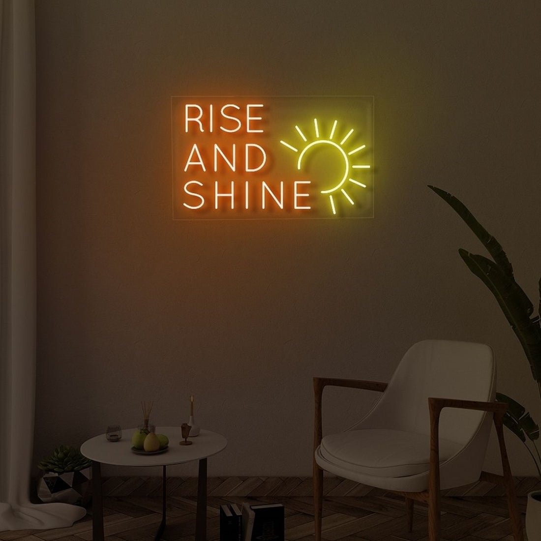 Rise And Shine Led Sign Business Neon Sign - Shineneon