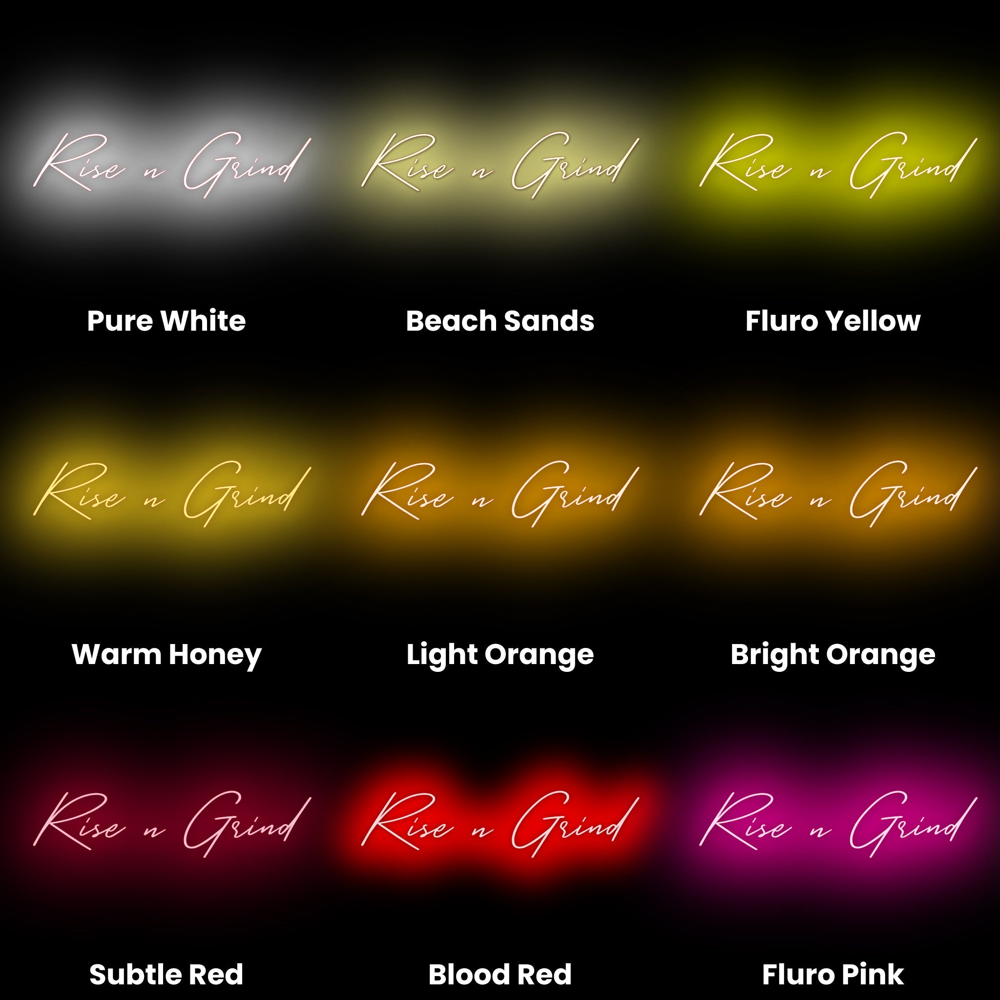 Rise N Grind Led Neon Sign | Shineneon