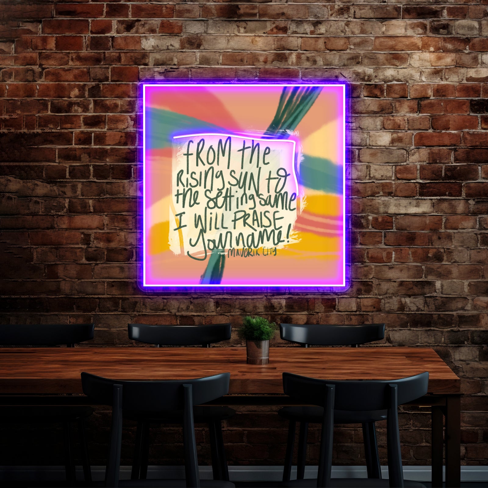 Rising Sun 1 Wall Artwork Neon Signs | Shineneon