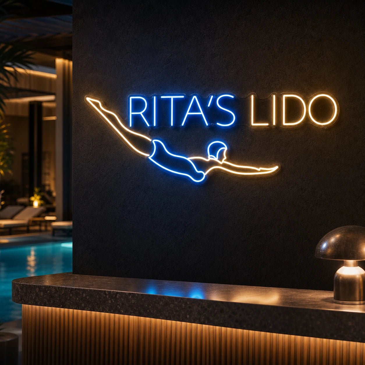 Ritass Lido LED Neon Sign Garage Man Cave Neon Sign - Shineneon