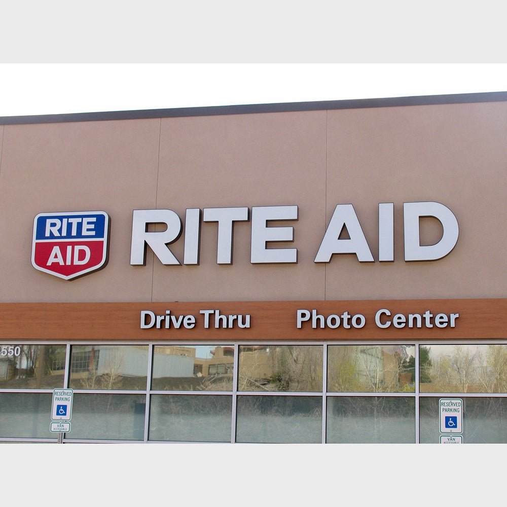 Rite Aid 3D Frontlit And Backlit Channel Letter Led Light Sign - Shineneon
