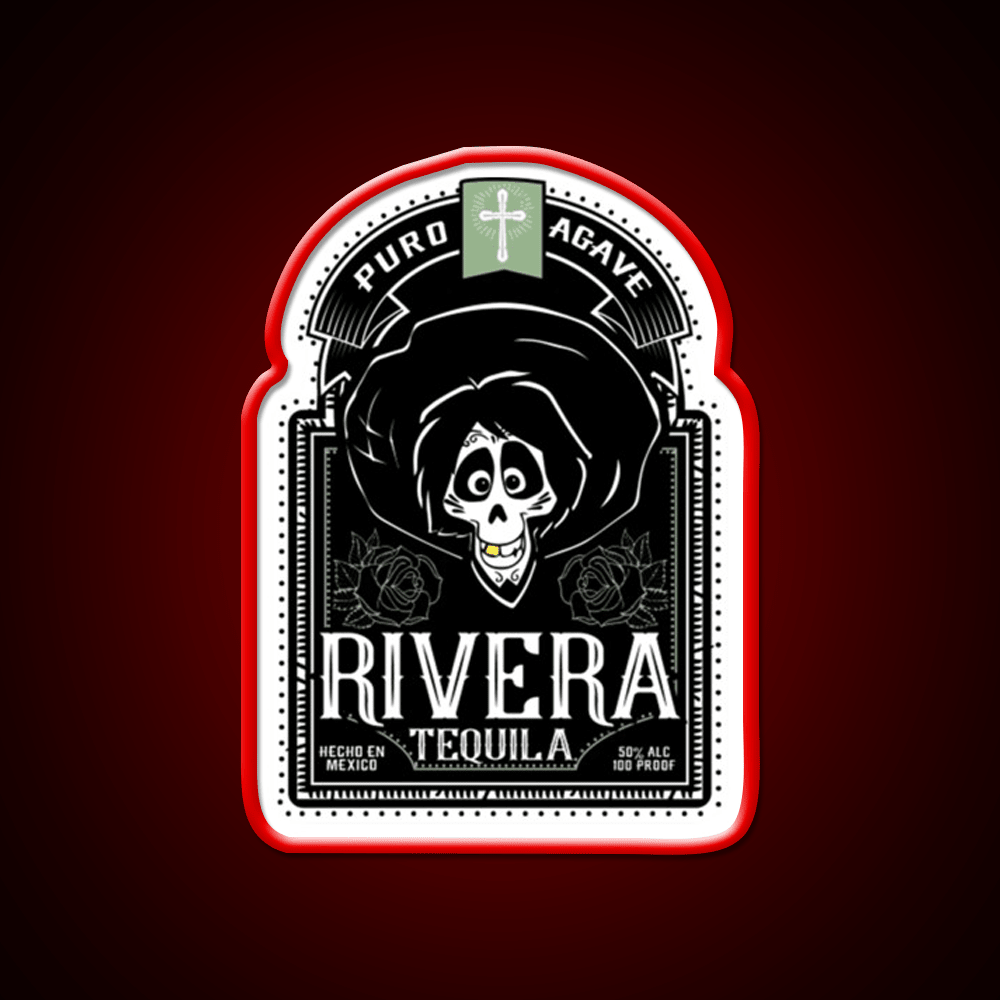 Rivera Tequila Party Drink Tequila Led Neon Sign Rgb Color - Shineneon