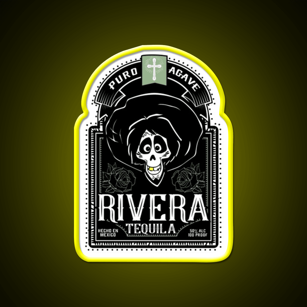 Rivera Tequila Party Drink Tequila Led Neon Sign Rgb Color - Shineneon