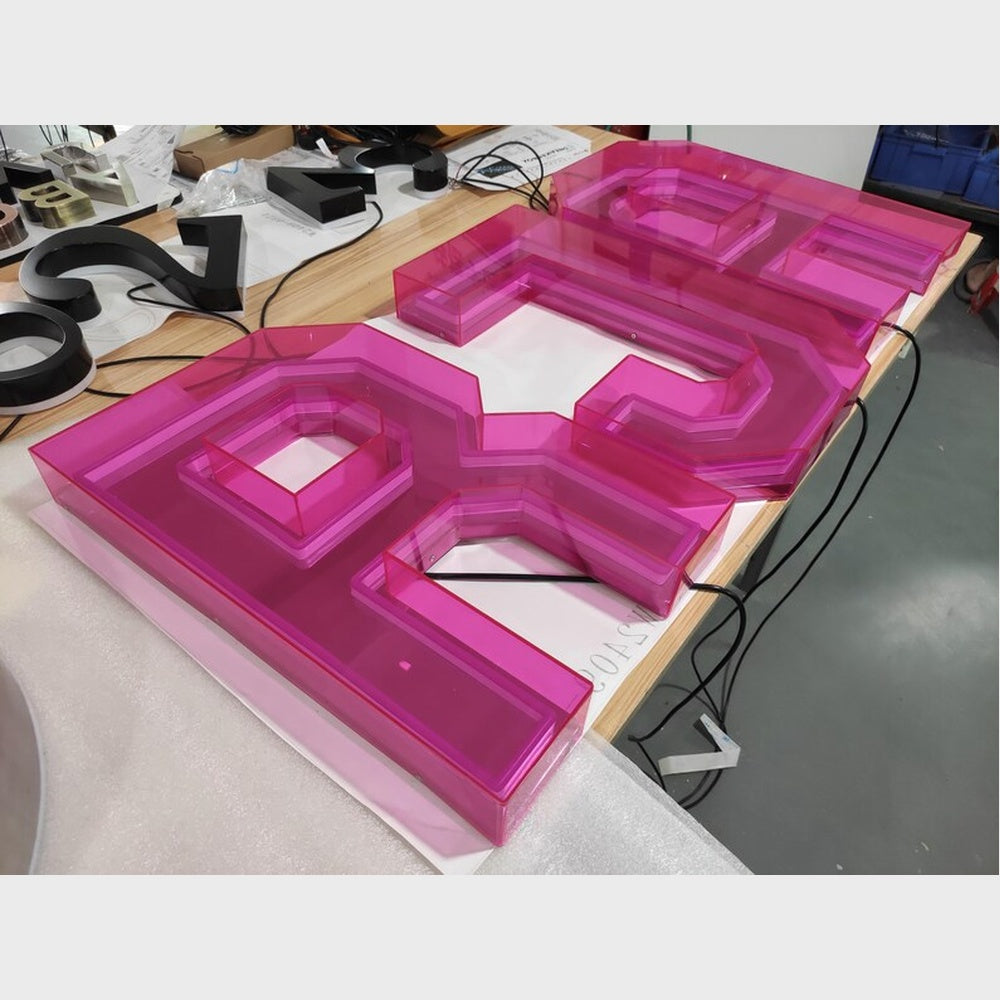 Rja 3D Frontlit And Backlit Channel Letter Led Light Sign