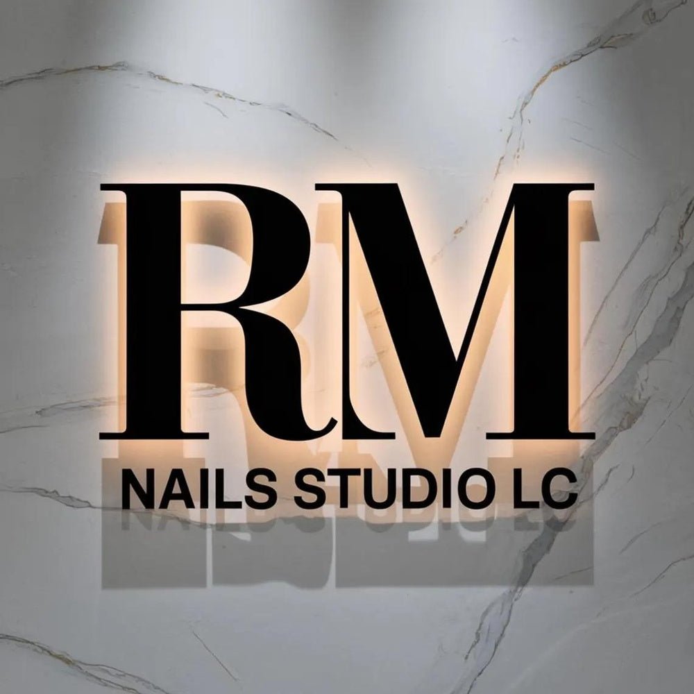 Rmnails Studio Lc 3D Backlit Letters Business Metal Led Sign - Shineneon