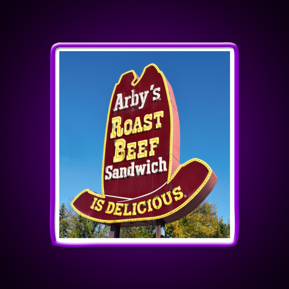 Roast Beef Fast Food Led Neon Sign For Burger Place Rgb Color