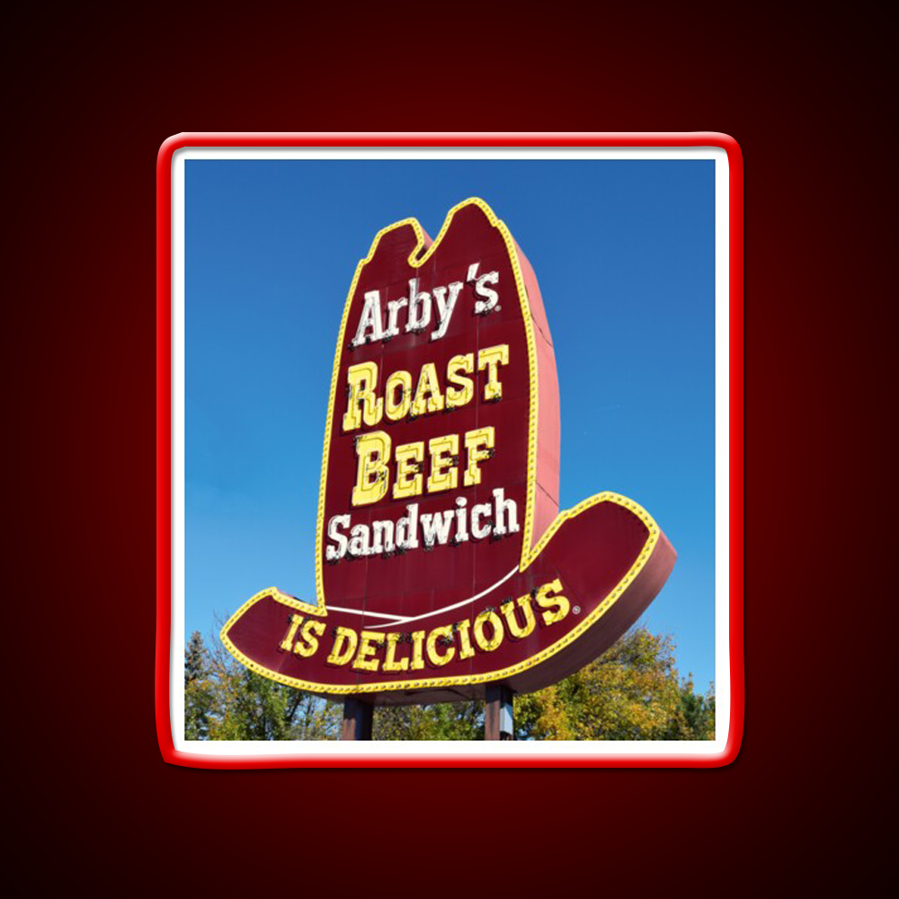 Roast Beef Fast Food Led Neon Sign For Burger Place Rgb Color