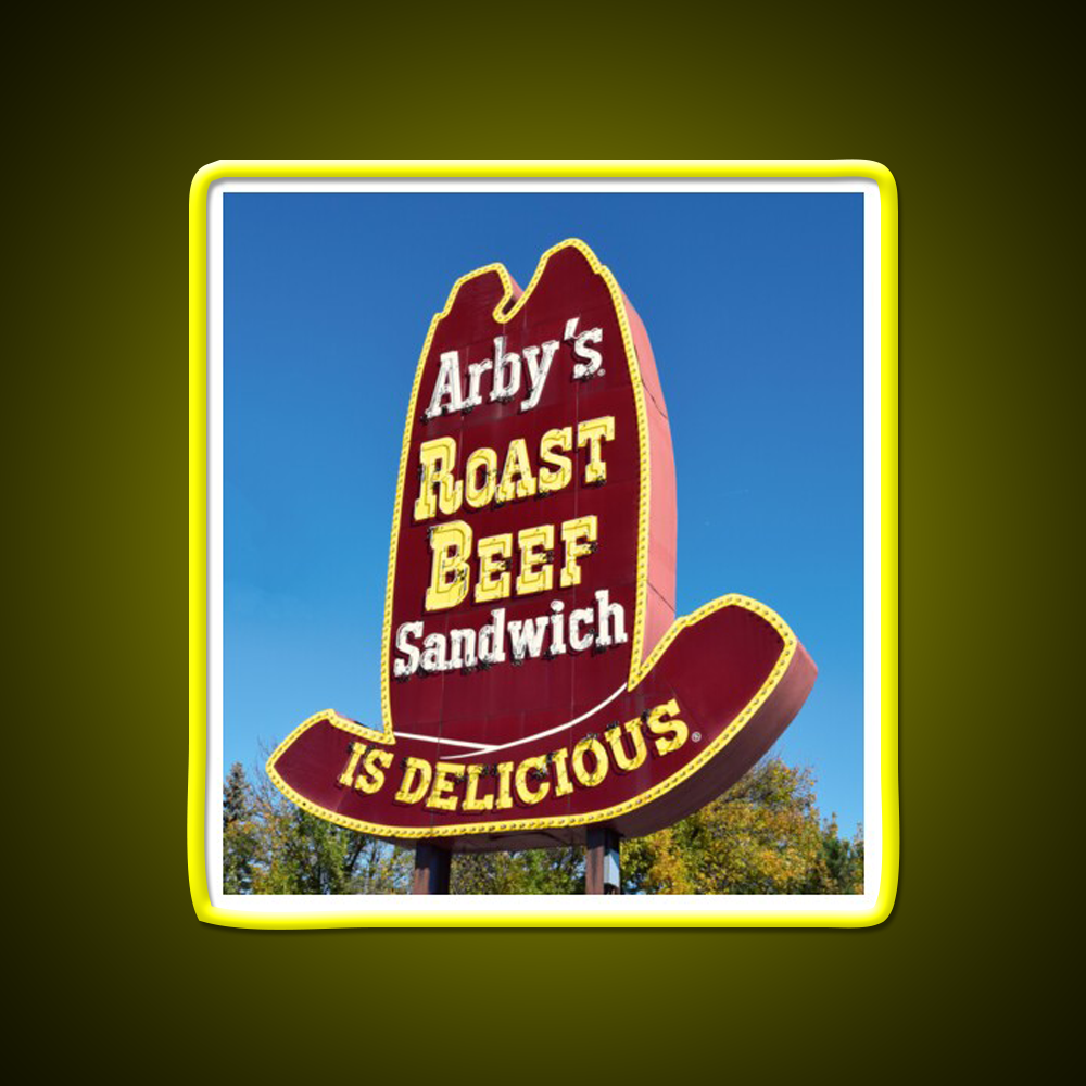 Roast Beef Fast Food Led Neon Sign For Burger Place Rgb Color