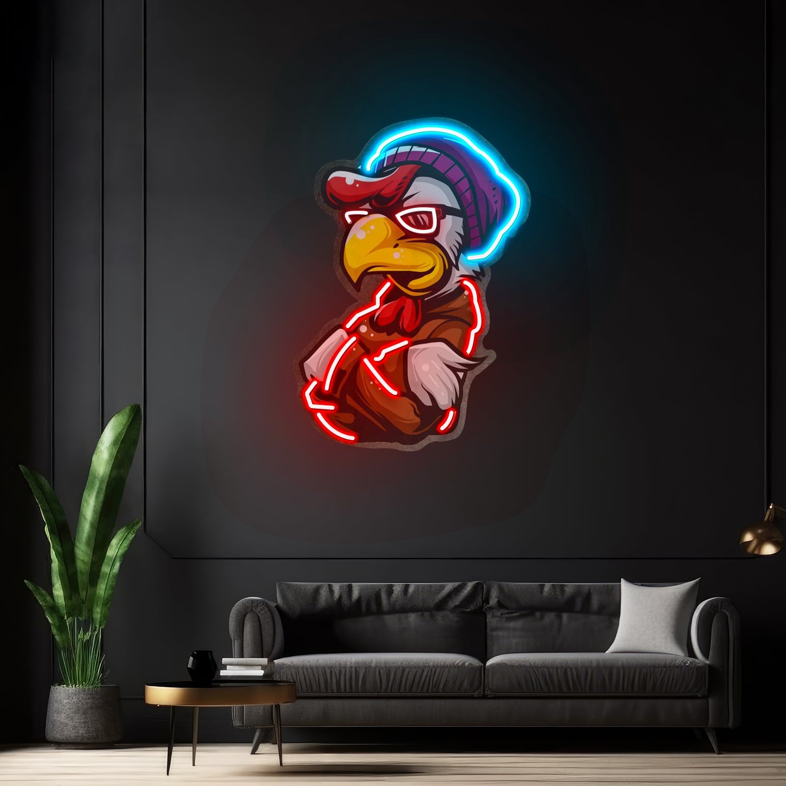 Roaster Hoodie Led Neon Sign Light Custom Led Signs - Shineneon